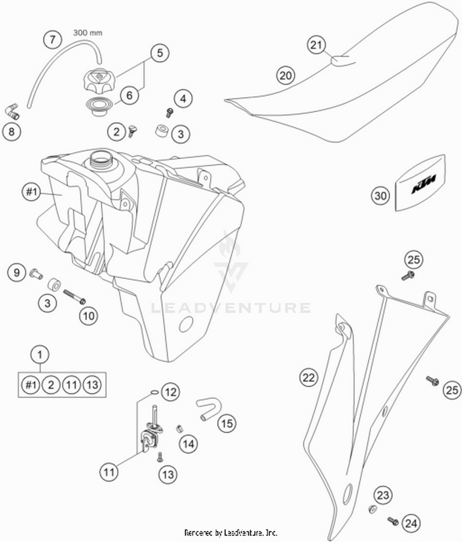 07 TANK, SEAT