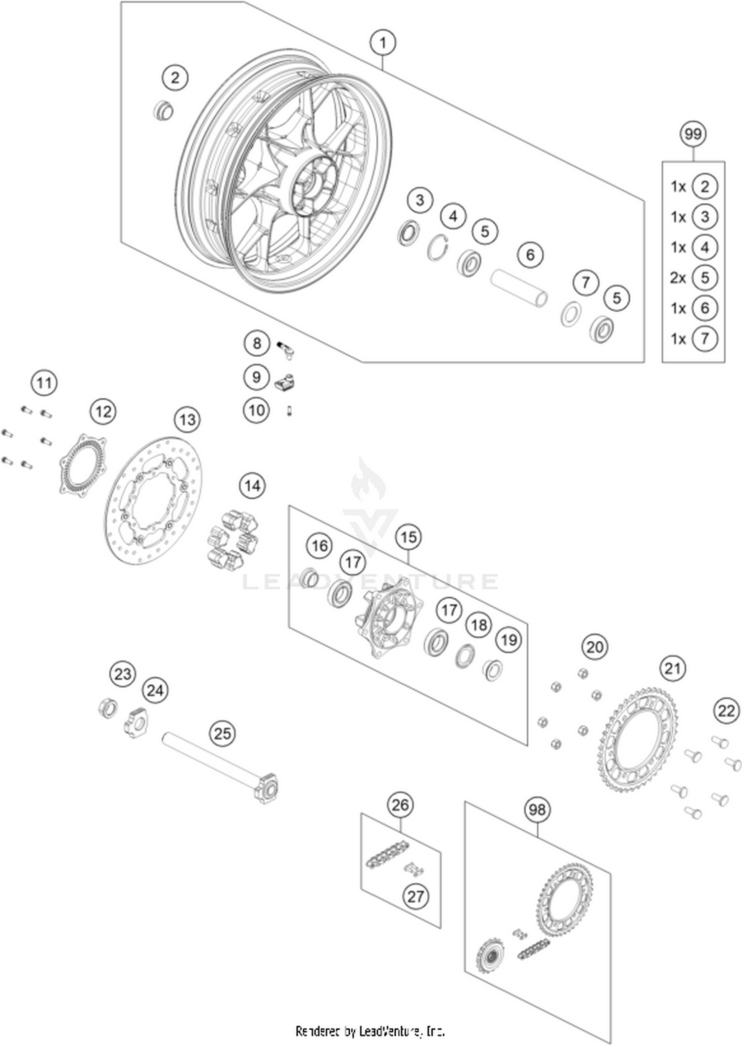 10 REAR WHEEL