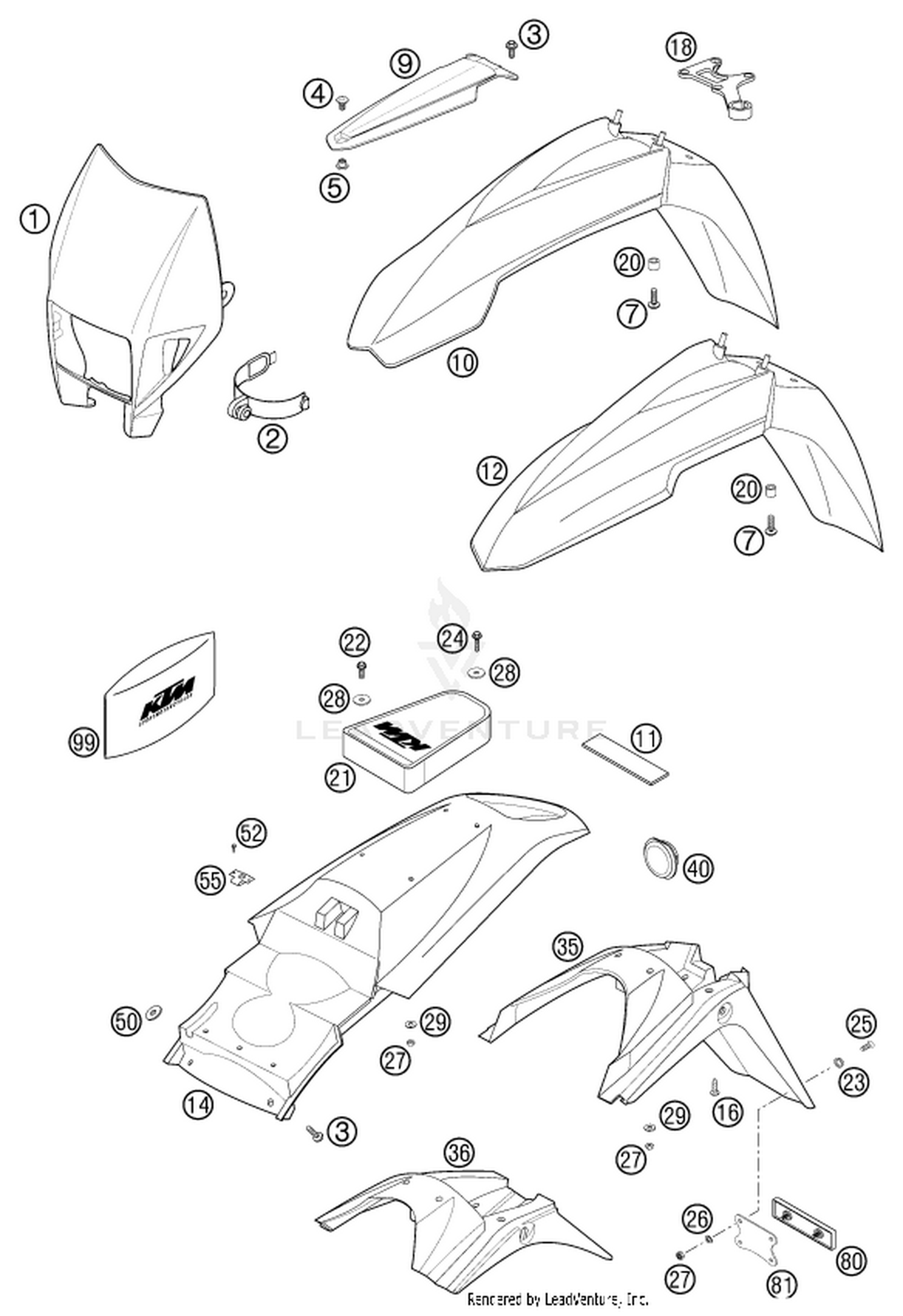 08 MASK, FENDERS