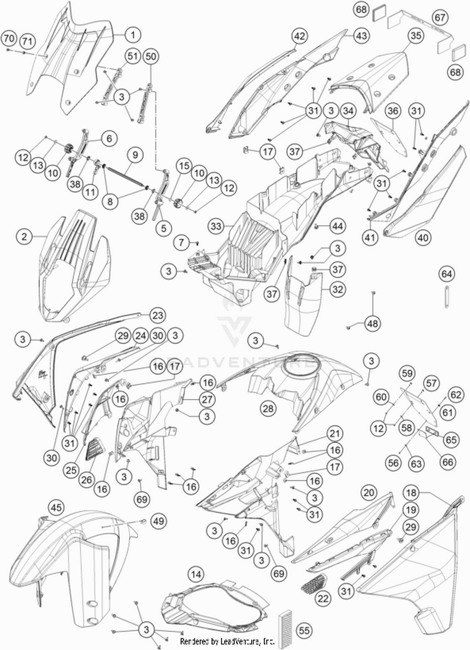 08 MASK, FENDERS