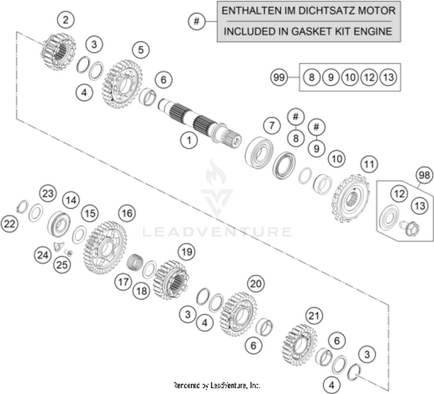 33 TRANSMISSION II - COUNTERSHAFT