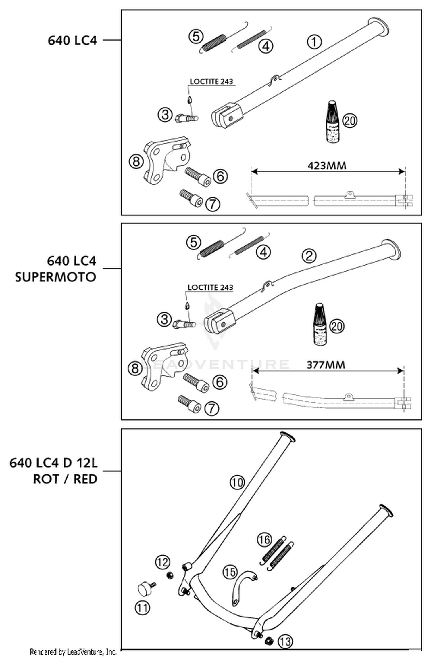 03 SIDE / CENTER STAND