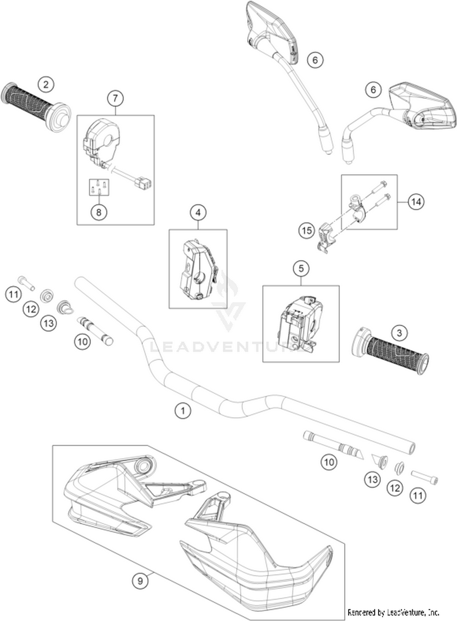02 HANDLEBAR, CONTROLS