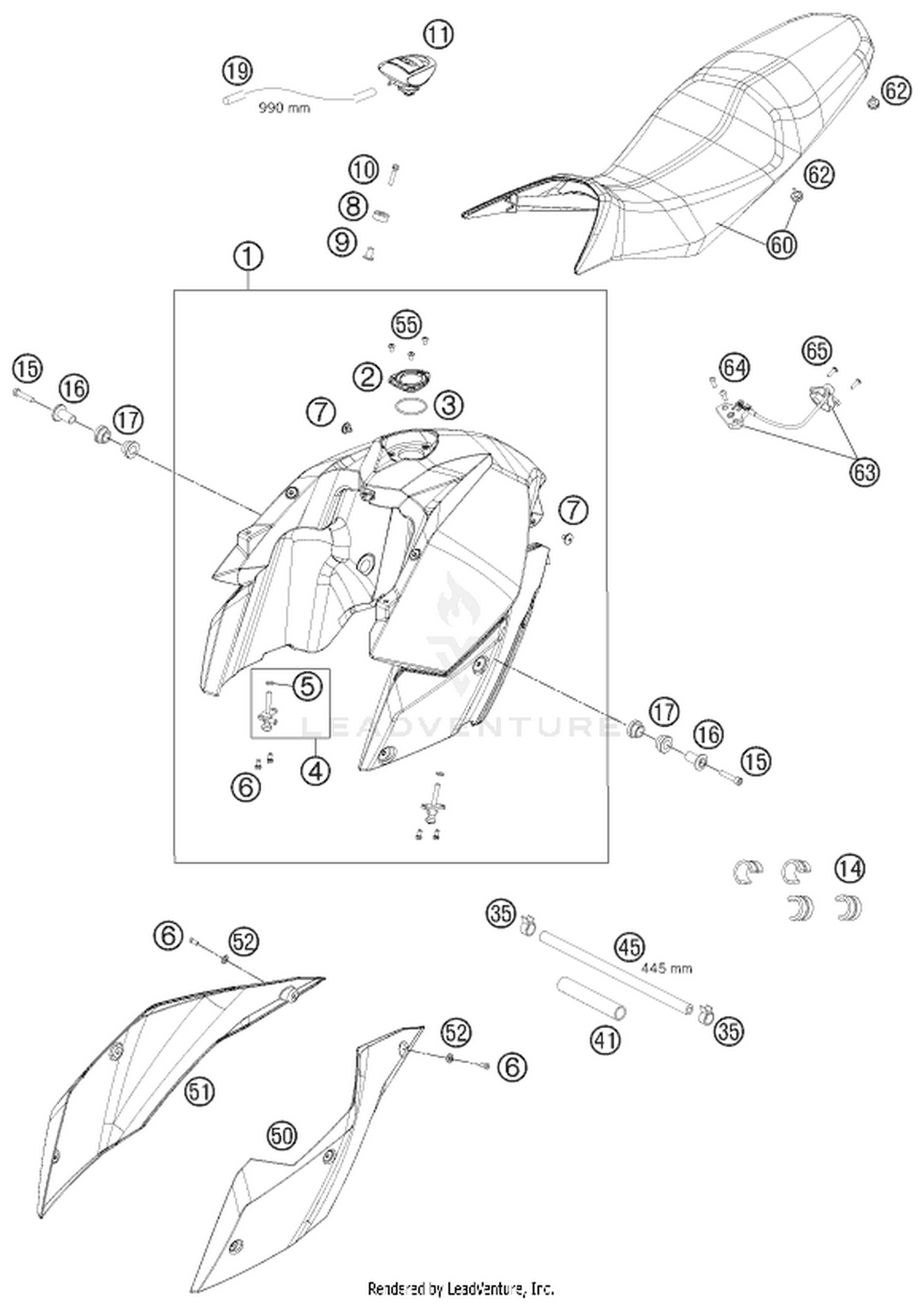 07 TANK, SEAT