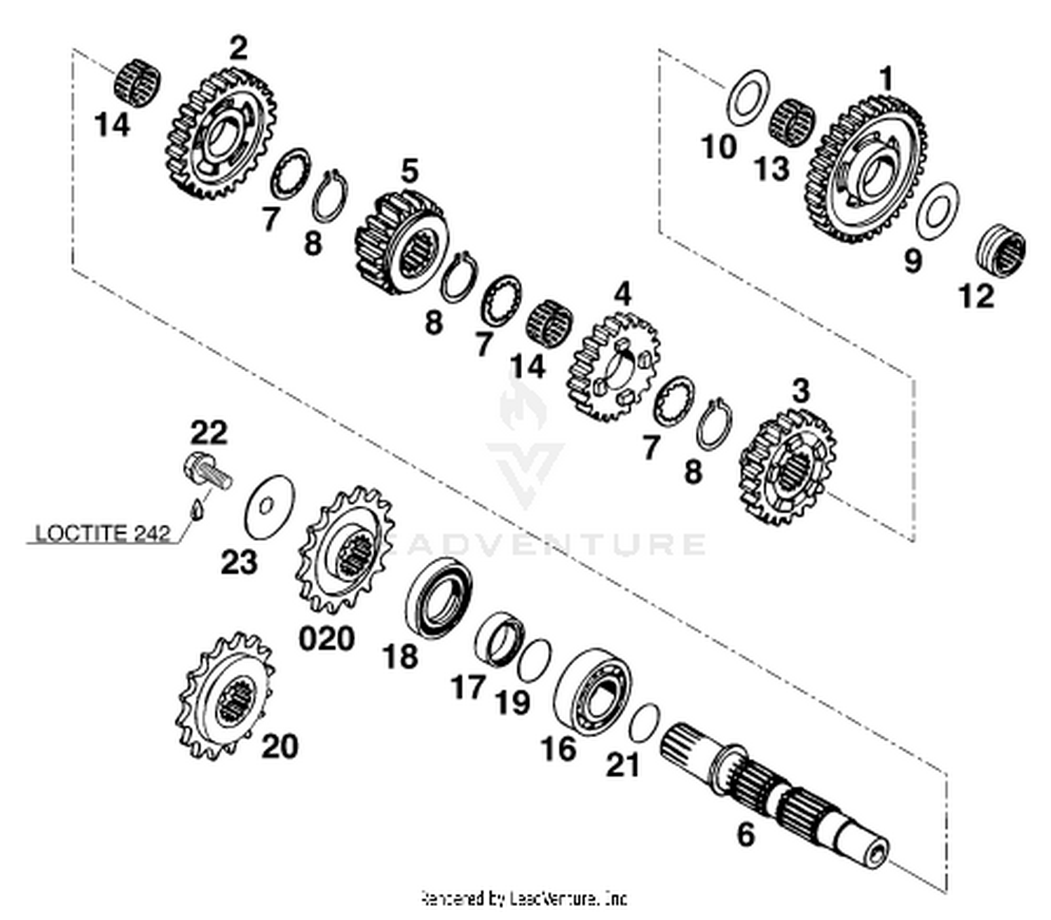 33 TRANSMISSION II - COUNTERSHAFT