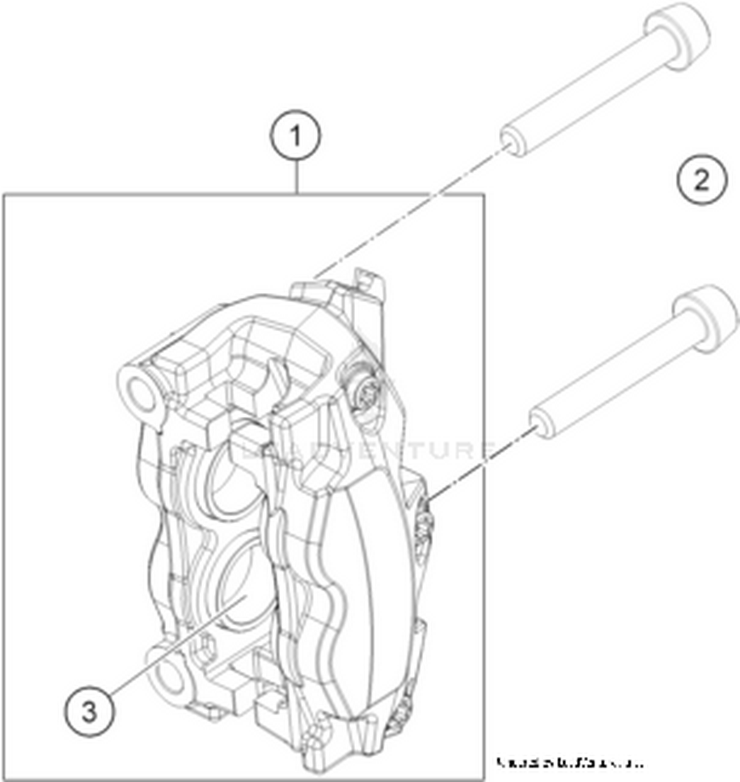 13 FRONT BRAKE CALIPER