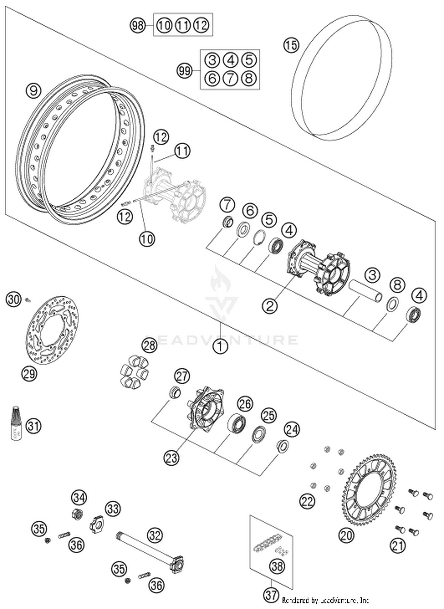 10 REAR WHEEL
