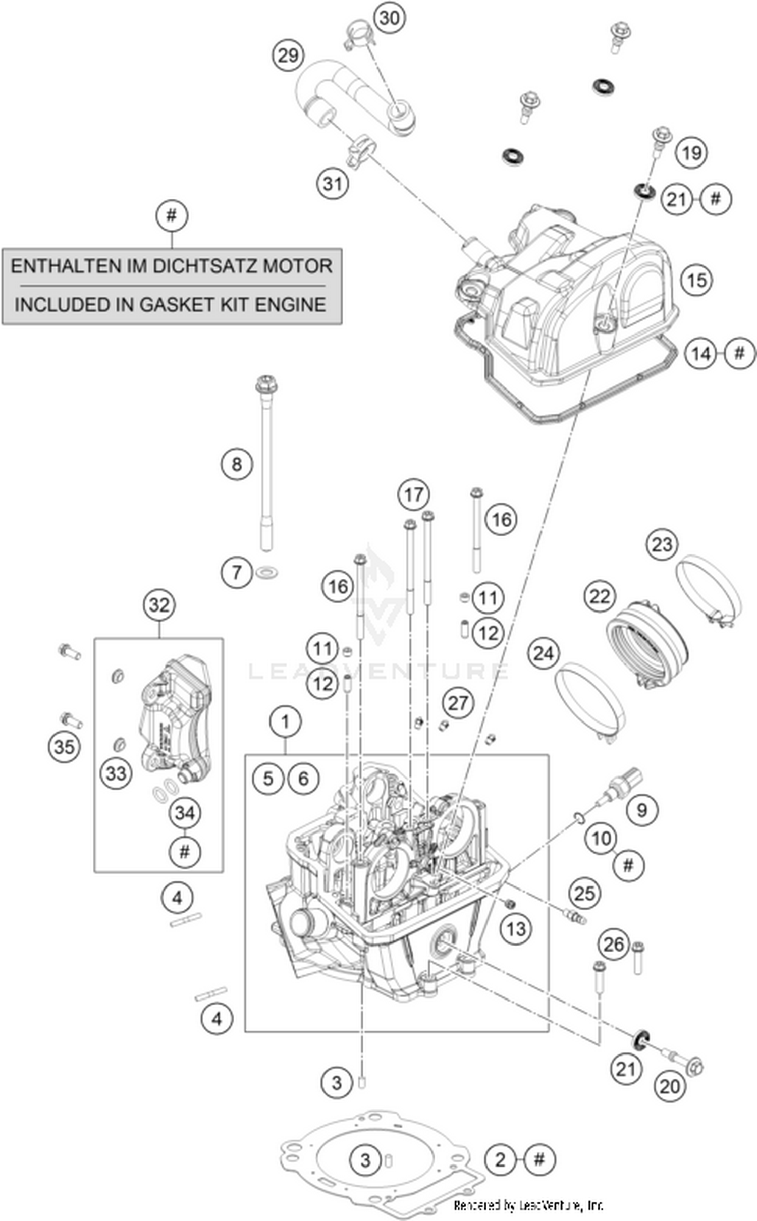 36 CYLINDER HEAD