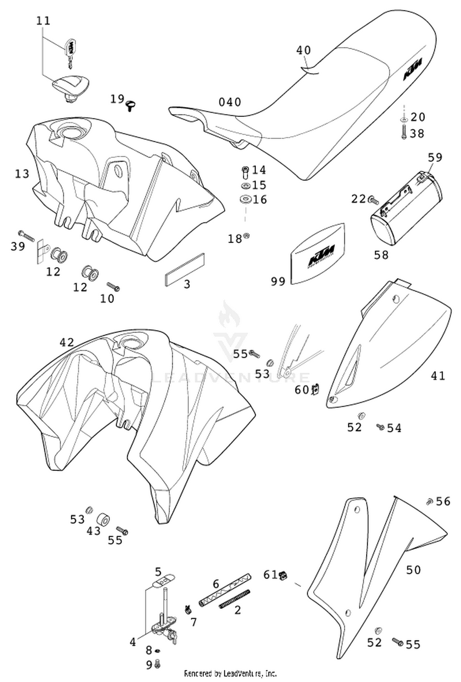 07 TANK, SEAT