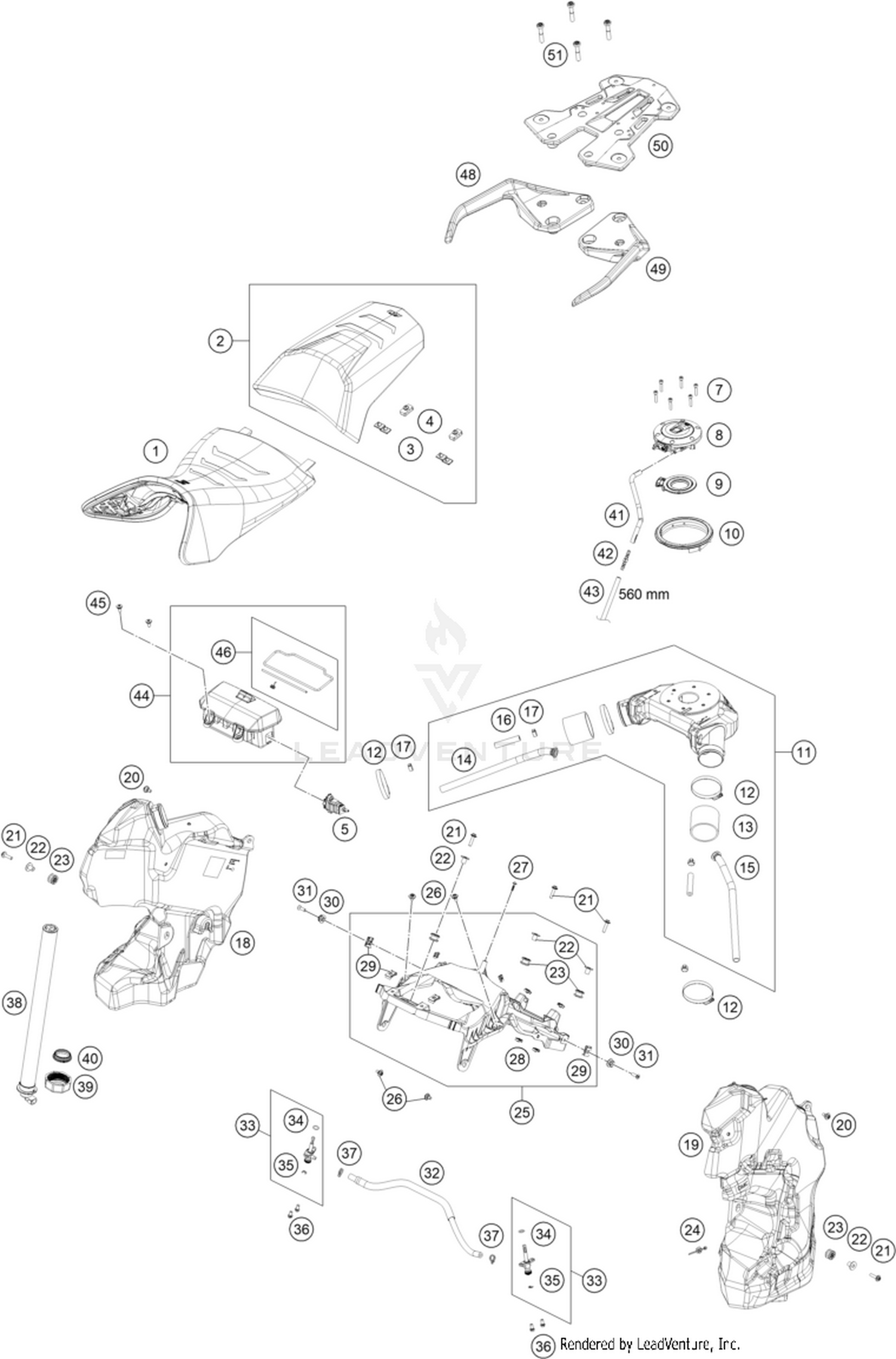 07 TANK, SEAT