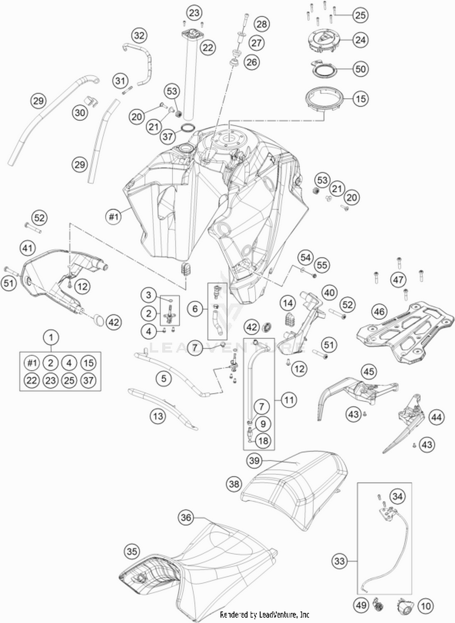 07 TANK, SEAT