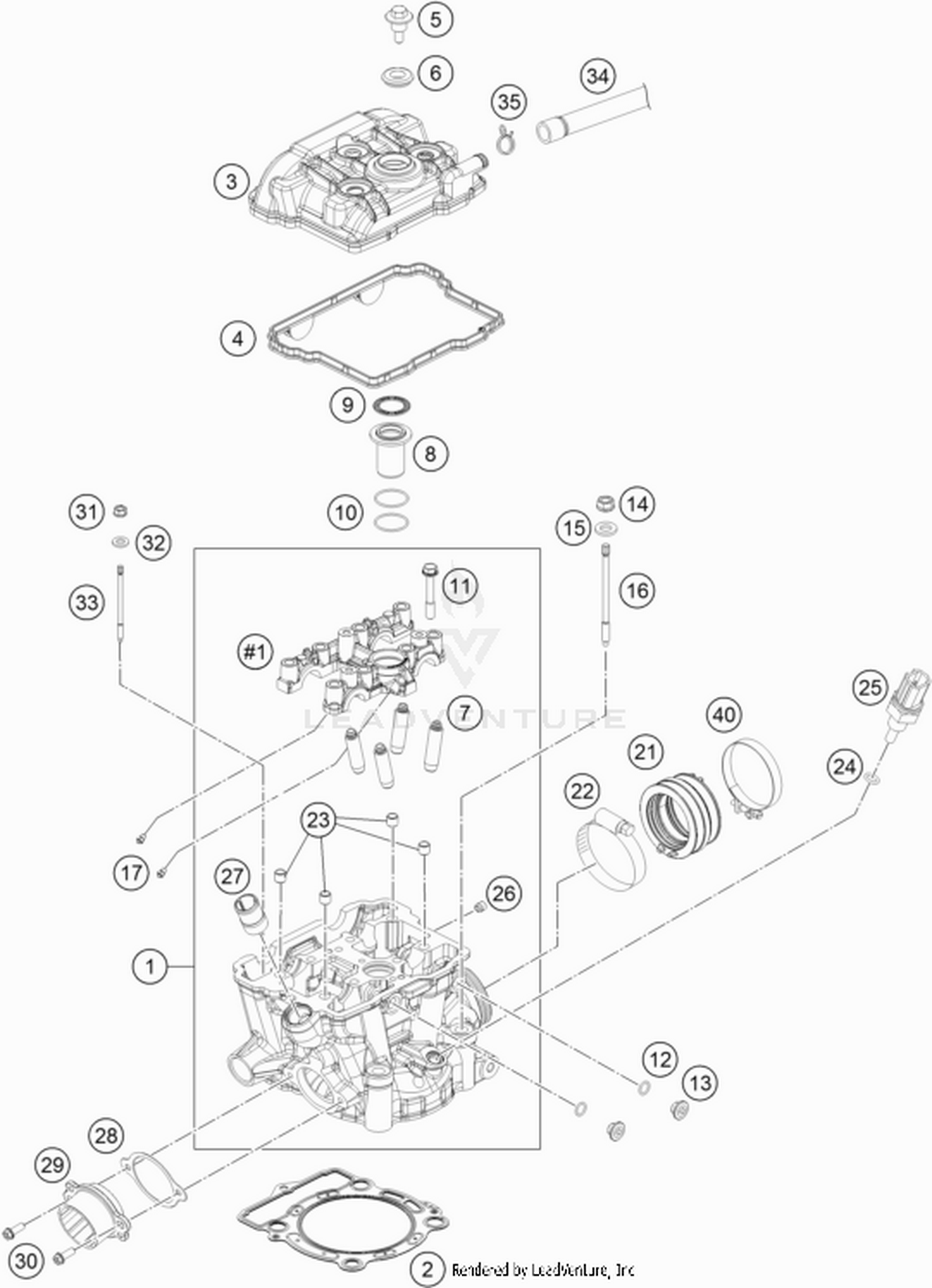 36 CYLINDER HEAD