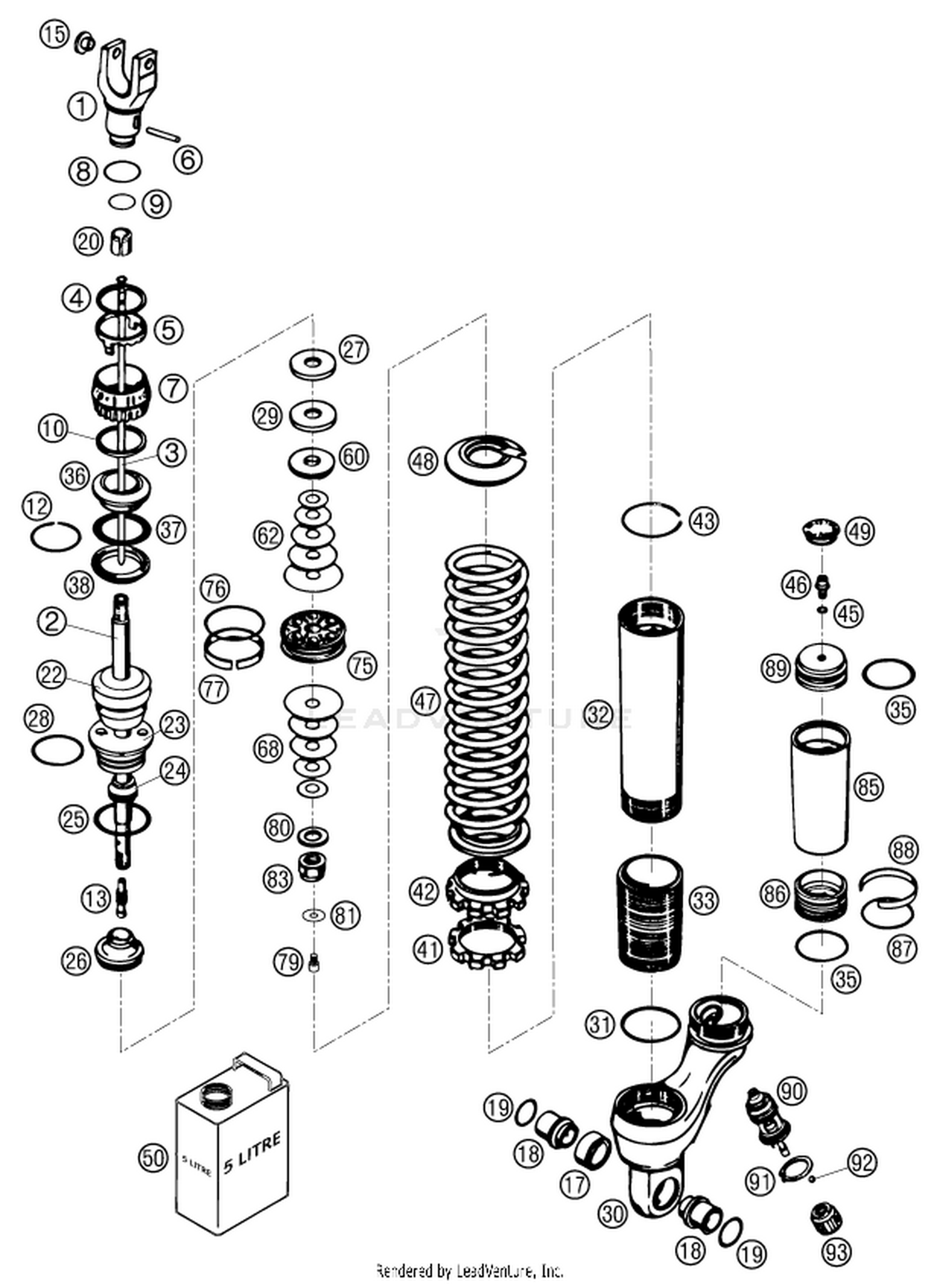 04 SHOCK ABSORBER DISASSEMBLED
