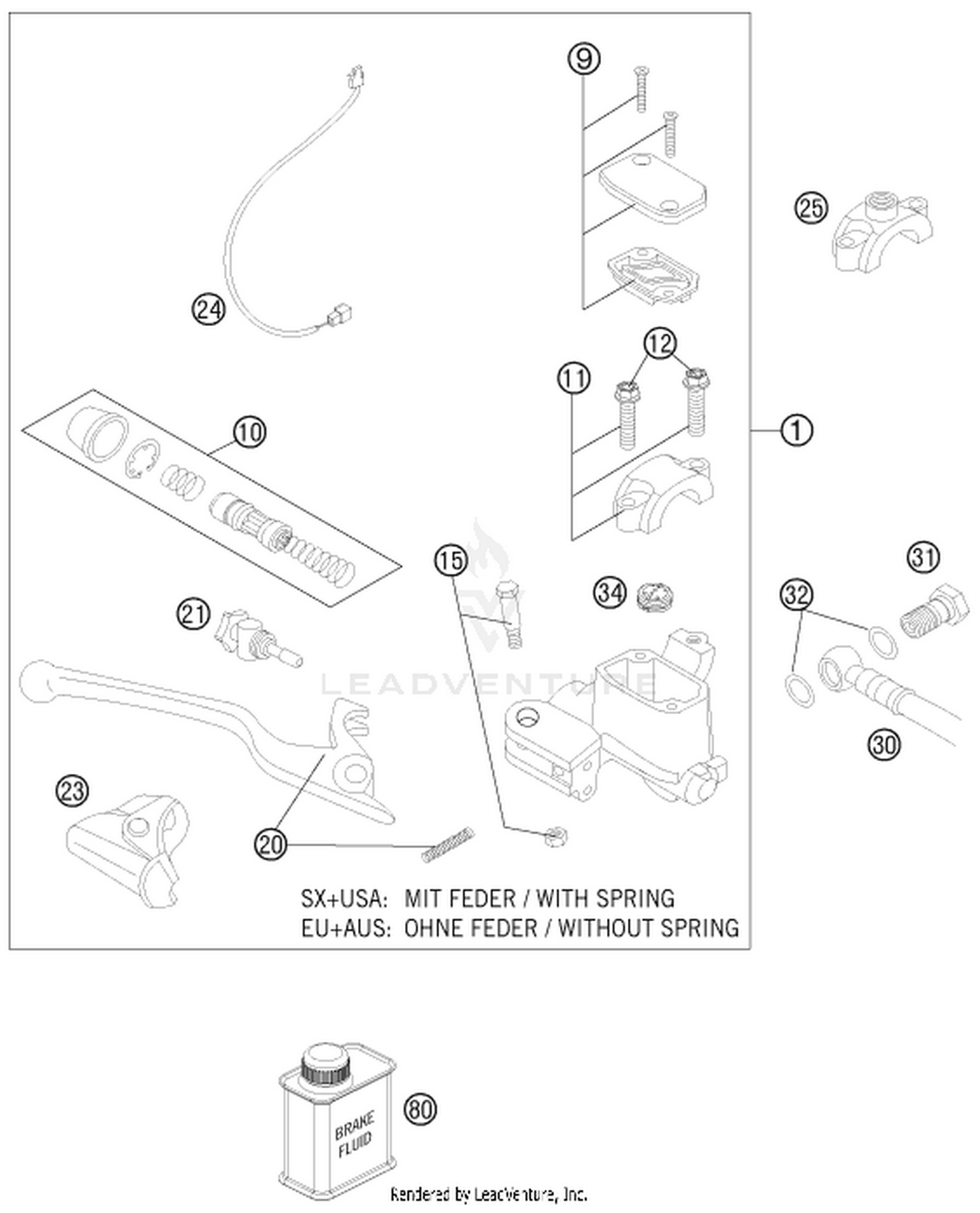 13 FRONT BRAKE CONTROL