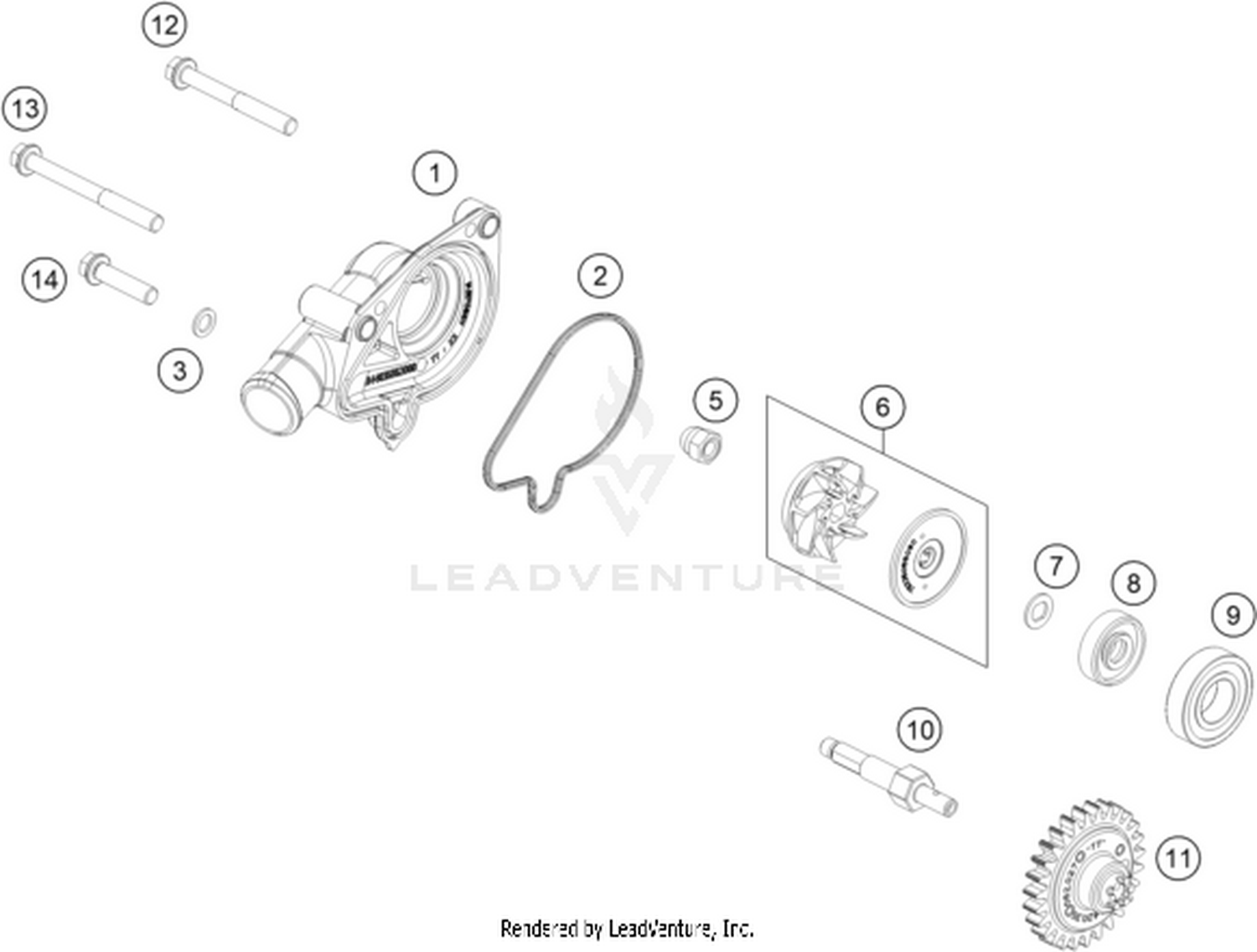 35 WATER PUMP
