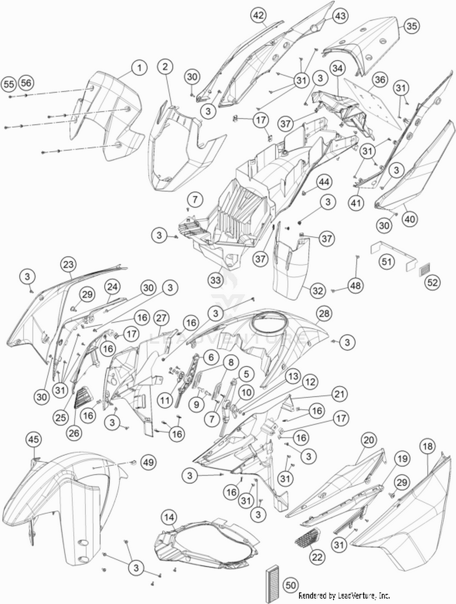 08 MASK, FENDERS