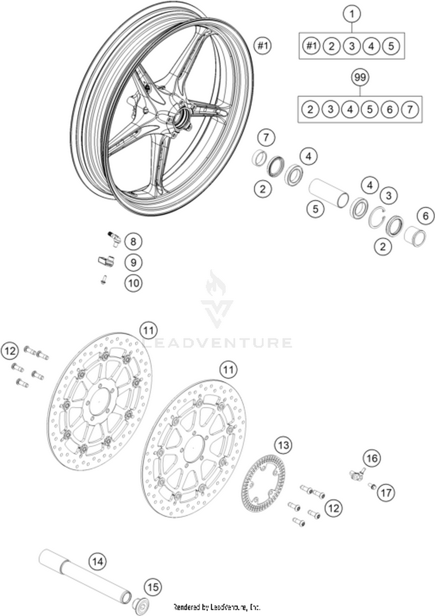 09 FRONT WHEEL