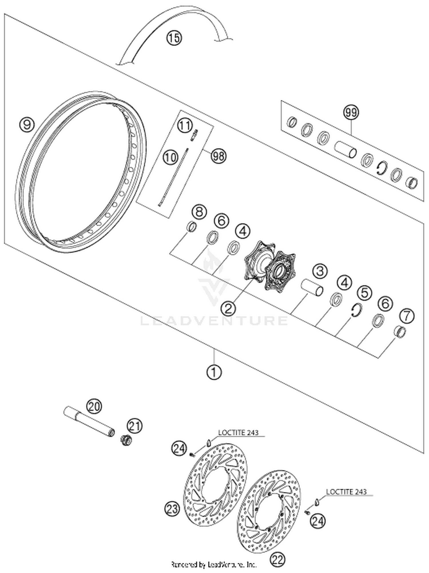 09 FRONT WHEEL