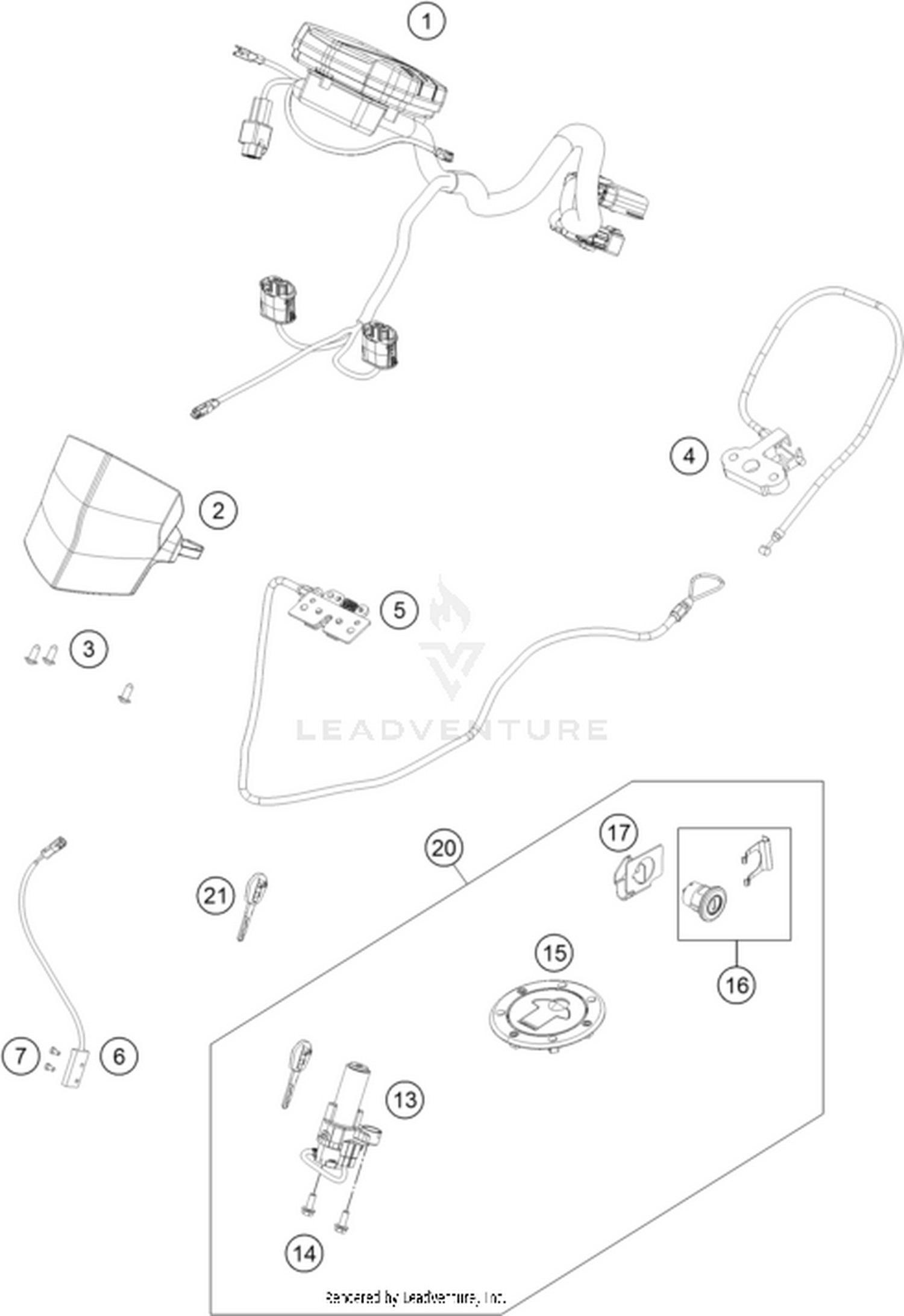 14 INSTRUMENTS / LOCK SYSTEM