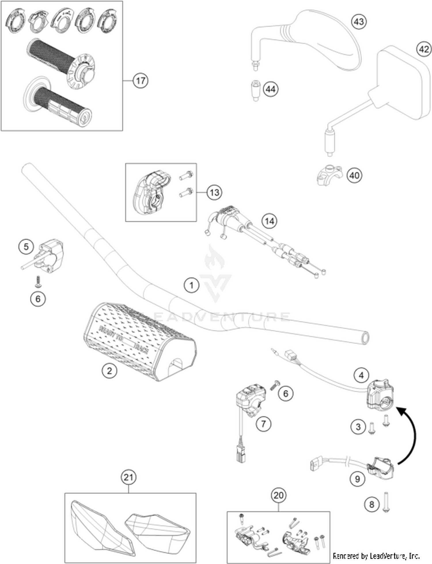 02 HANDLEBAR, CONTROLS