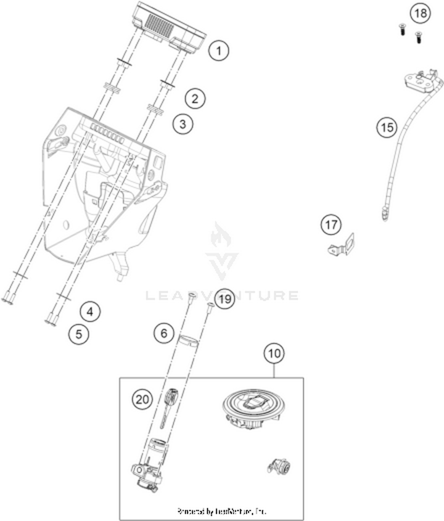 14 INSTRUMENTS / LOCK SYSTEM