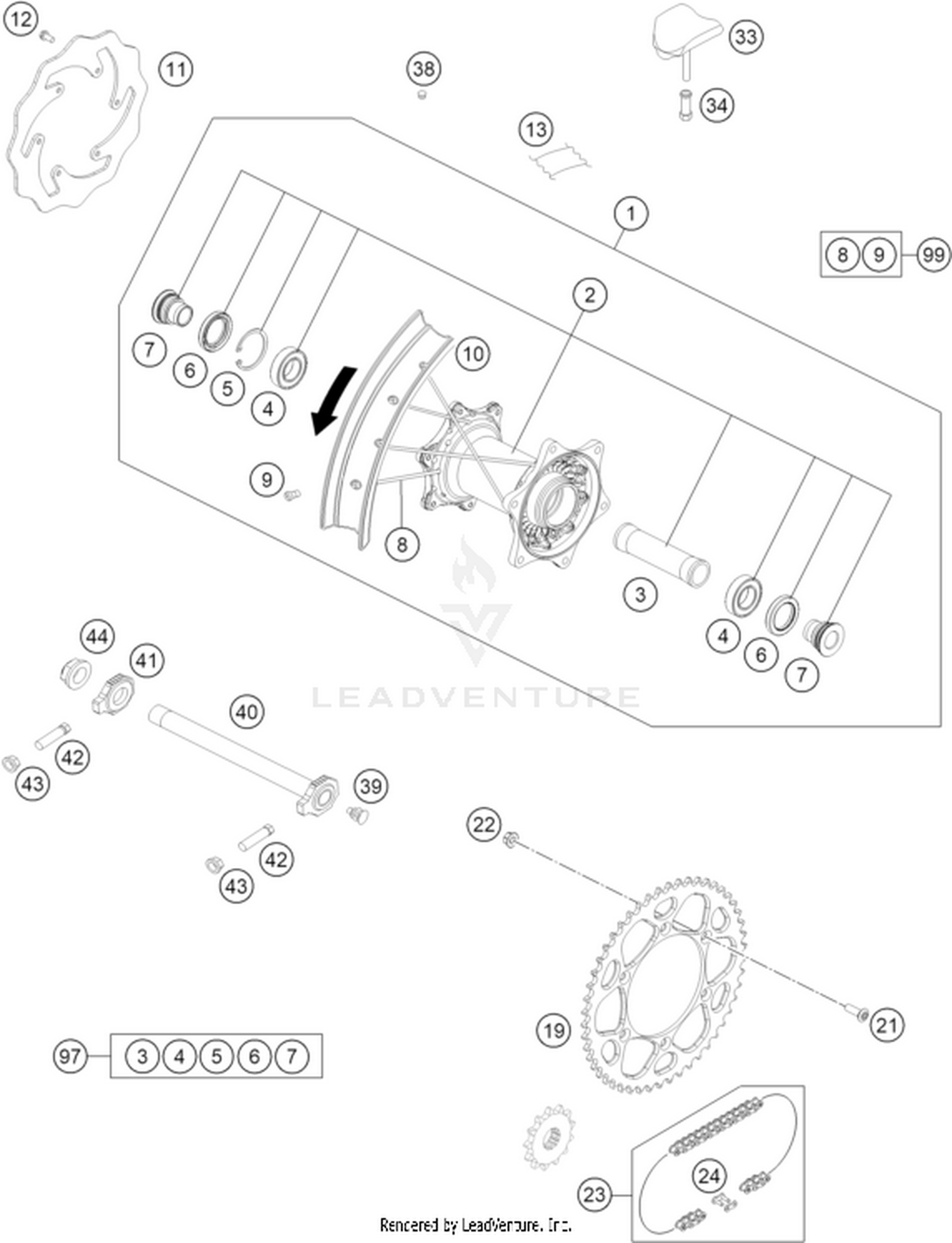 10 REAR WHEEL