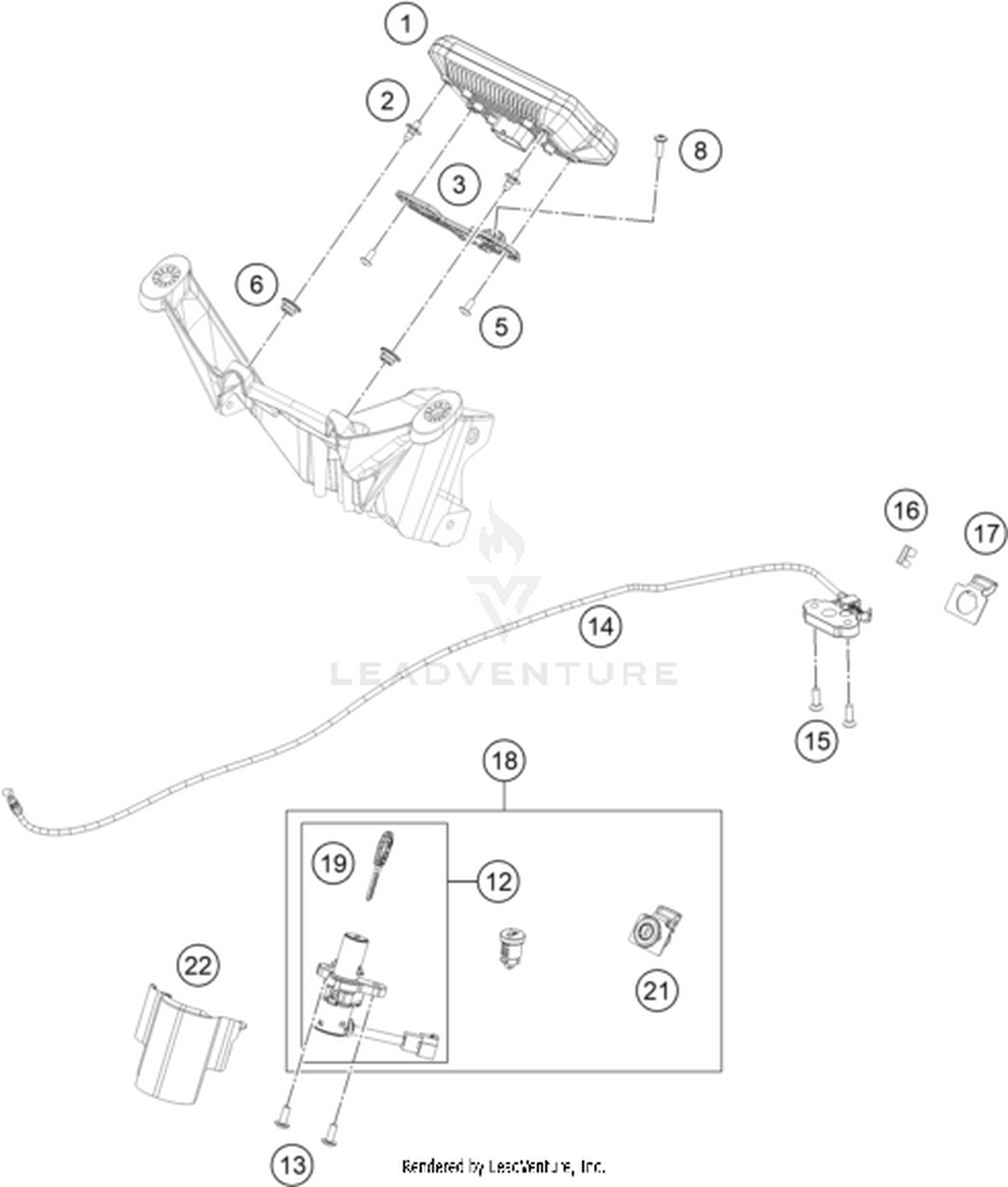 14 INSTRUMENTS / LOCK SYSTEM