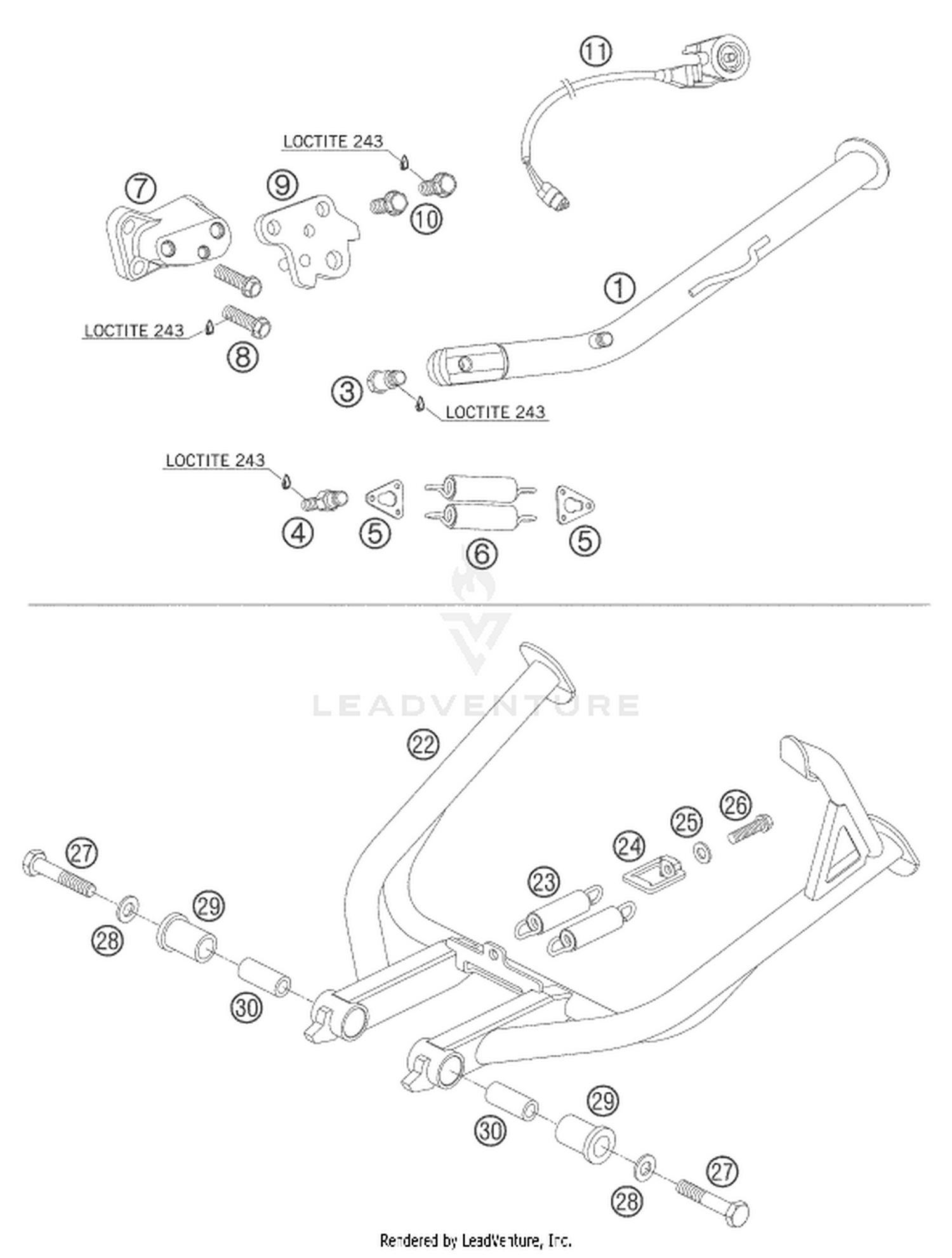 03 SIDE / CENTER STAND