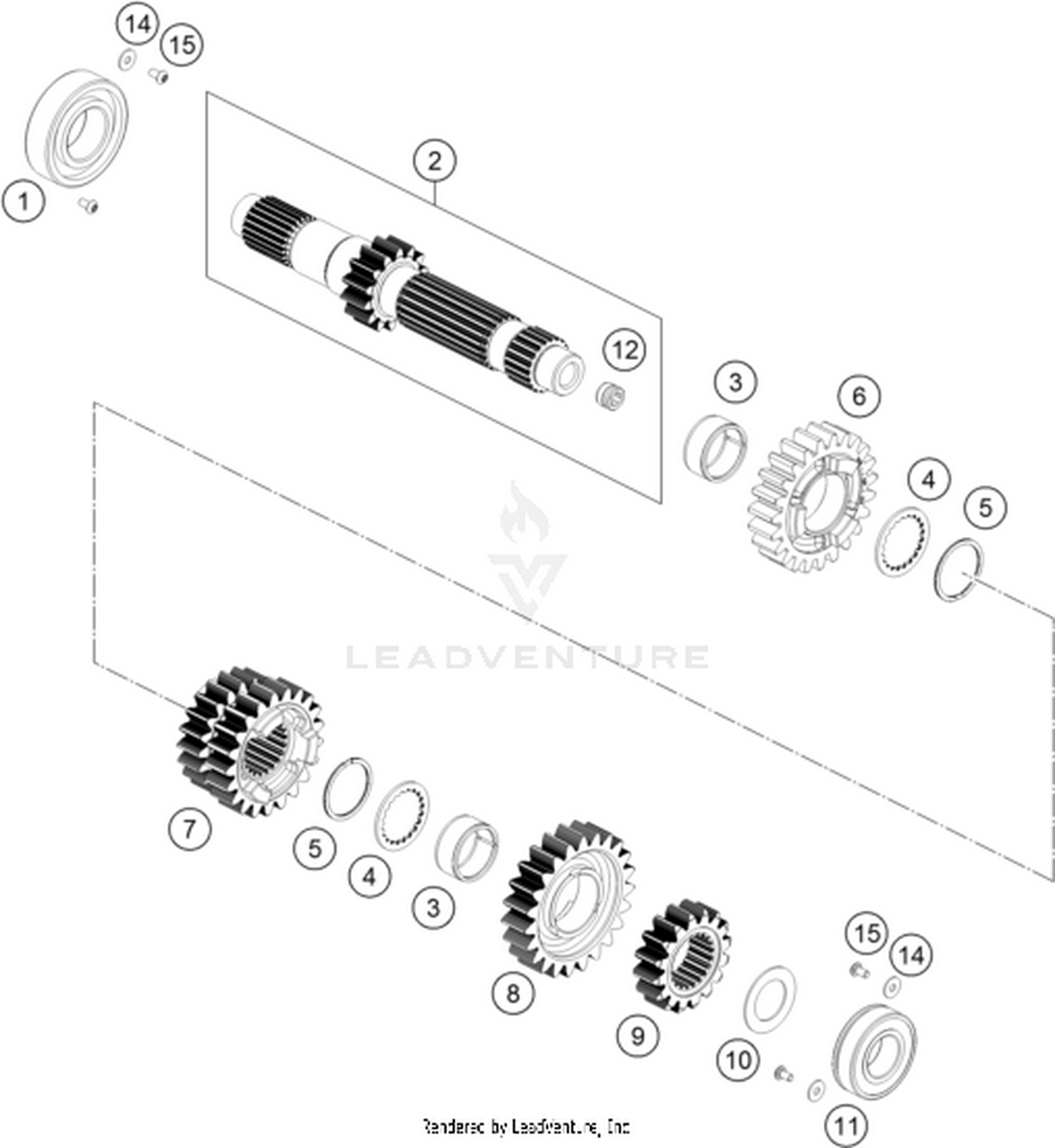 33 TRANSMISSION I - MAIN SHAFT