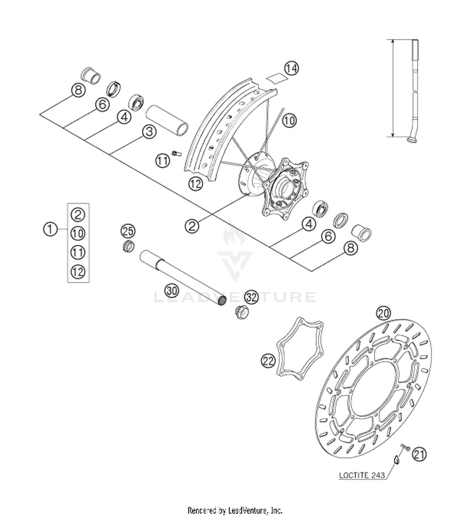 09 FRONT WHEEL