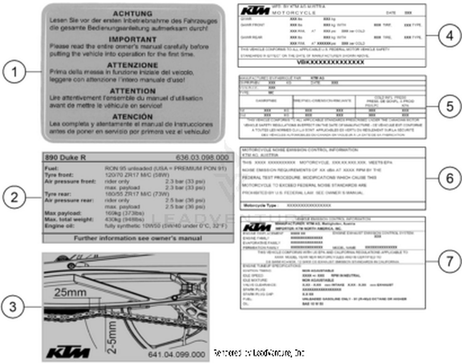 80 TECHNIC INFORMATION STICKER