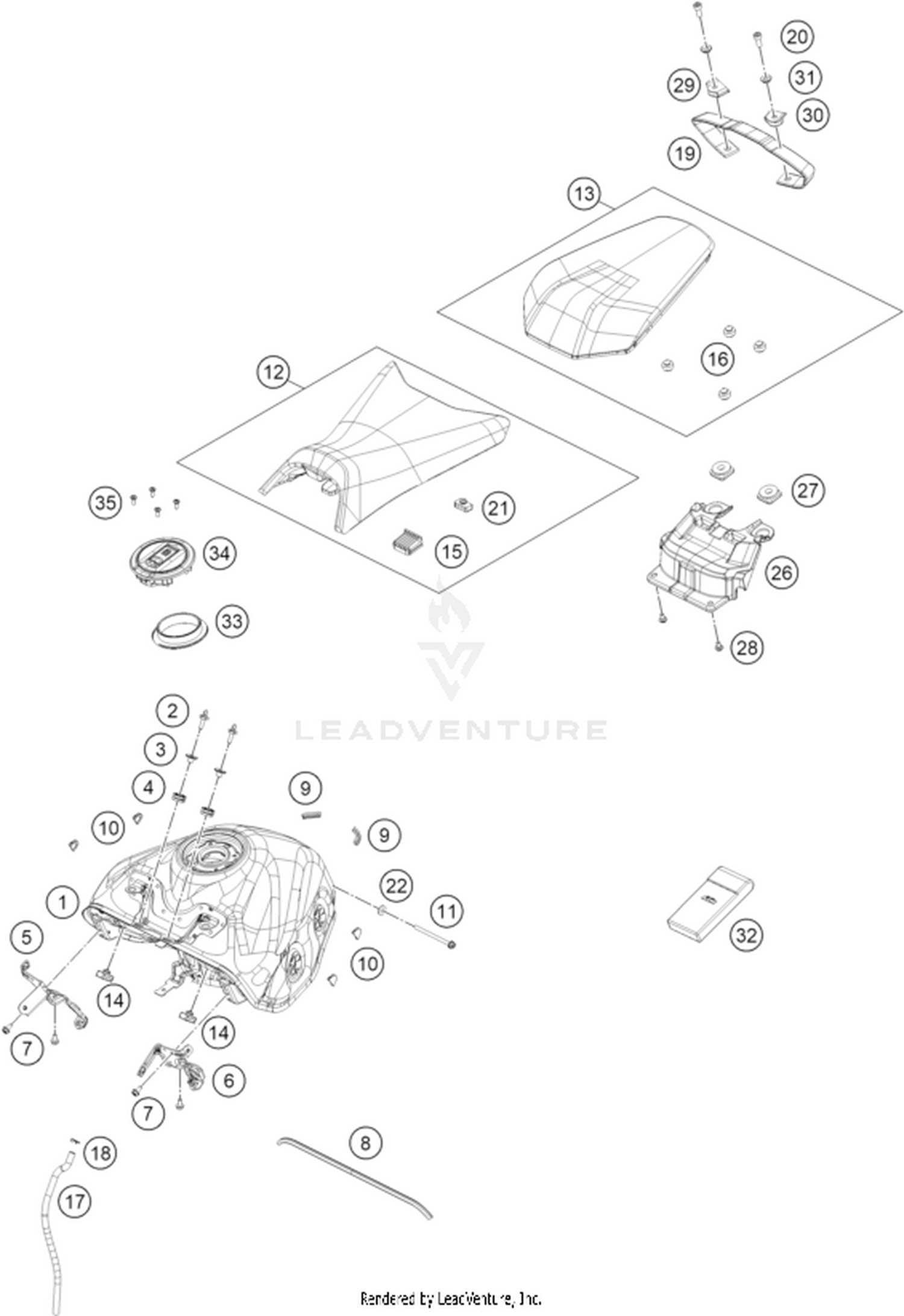 07 TANK, SEAT