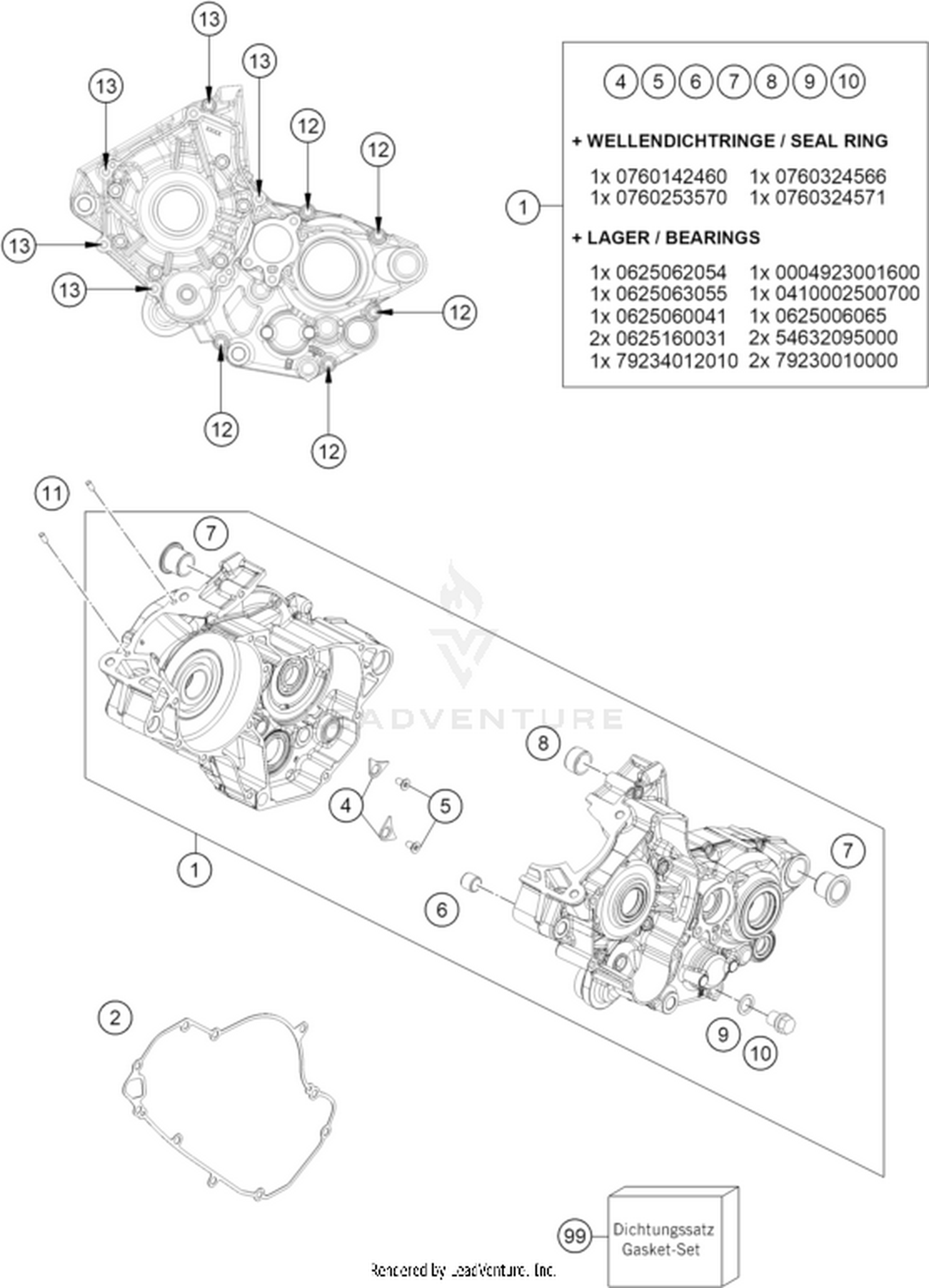 30 ENGINE CASE