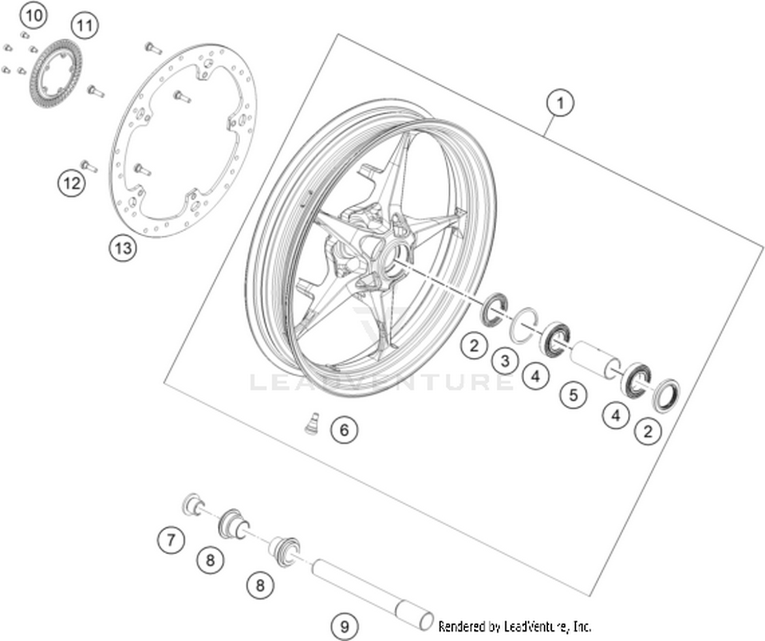 09 FRONT WHEEL