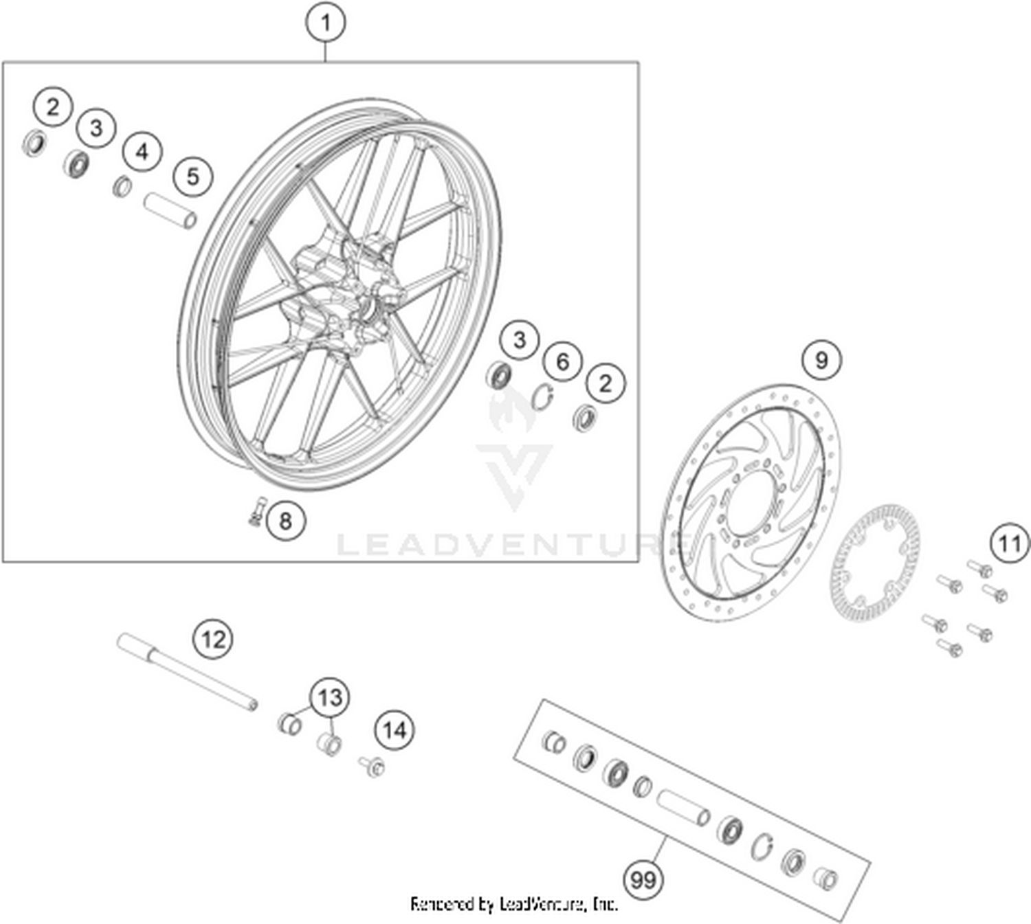 09 FRONT WHEEL