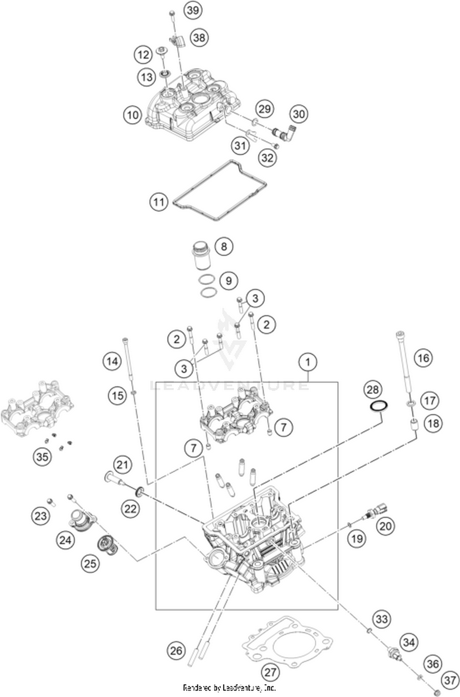 36 CYLINDER HEAD