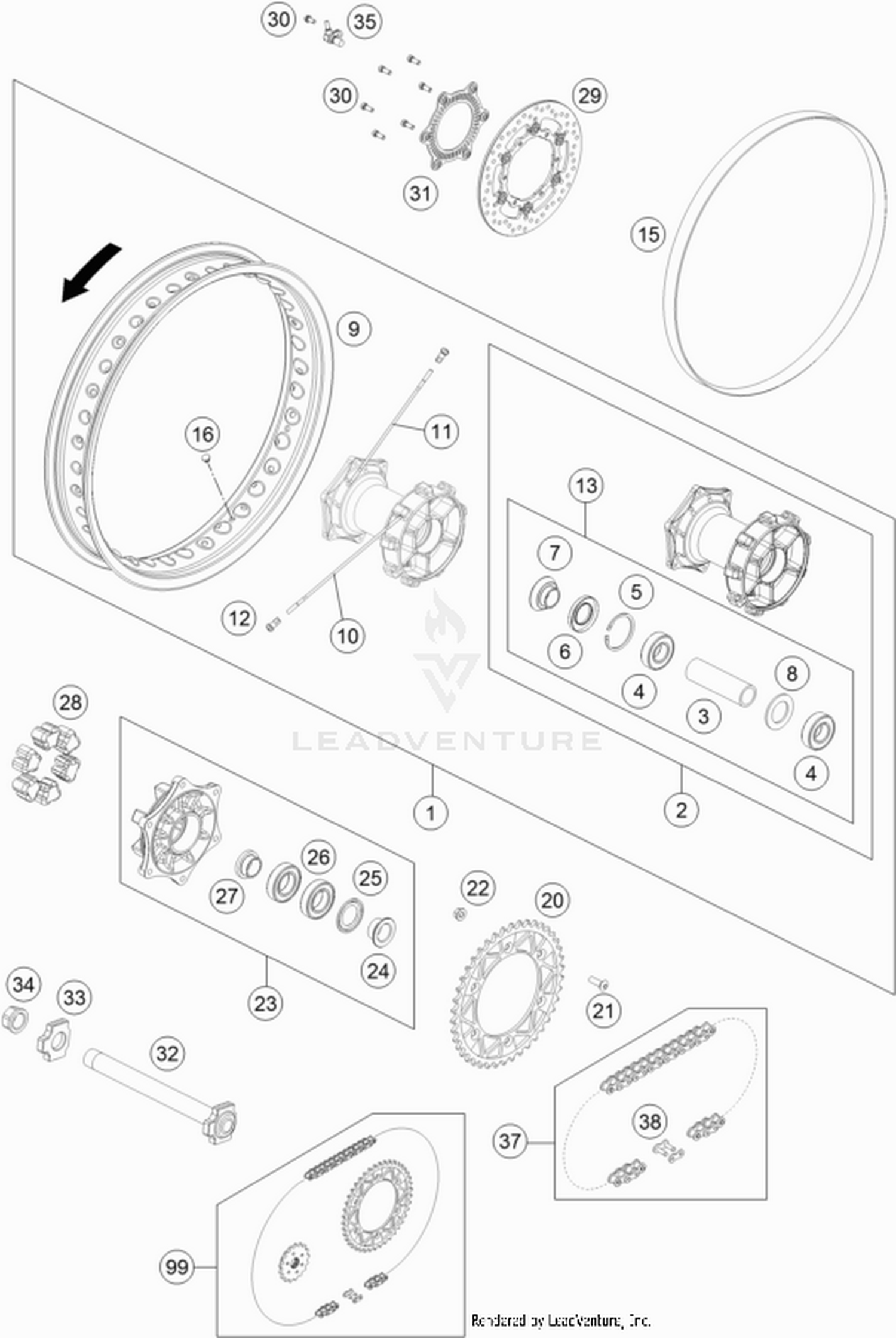 10 REAR WHEEL
