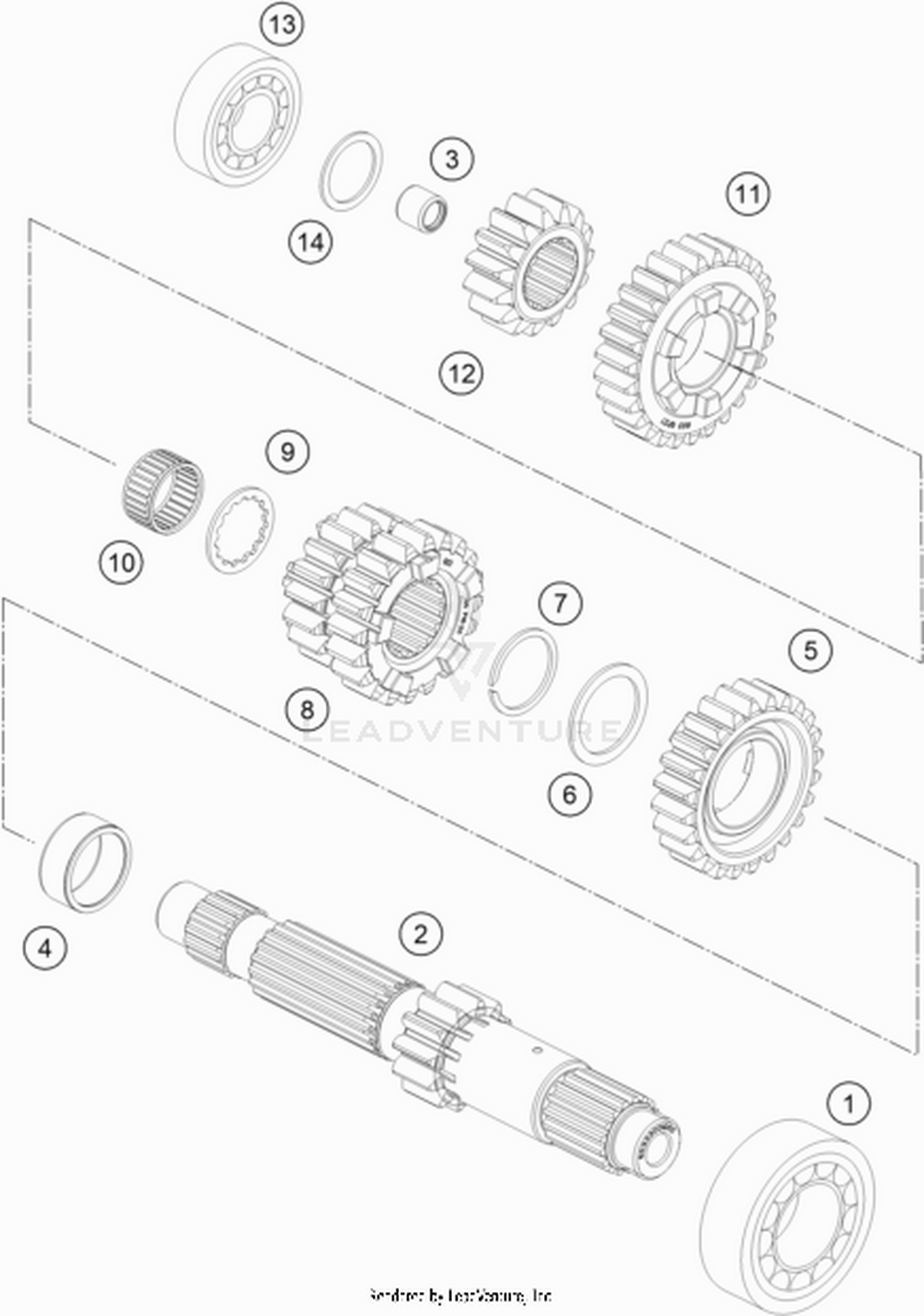 33 TRANSMISSION I - MAIN SHAFT