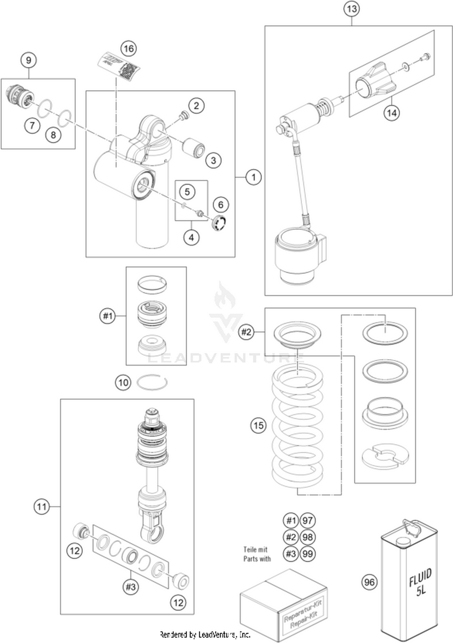 04 SHOCK ABSORBER DISASSEMBLED