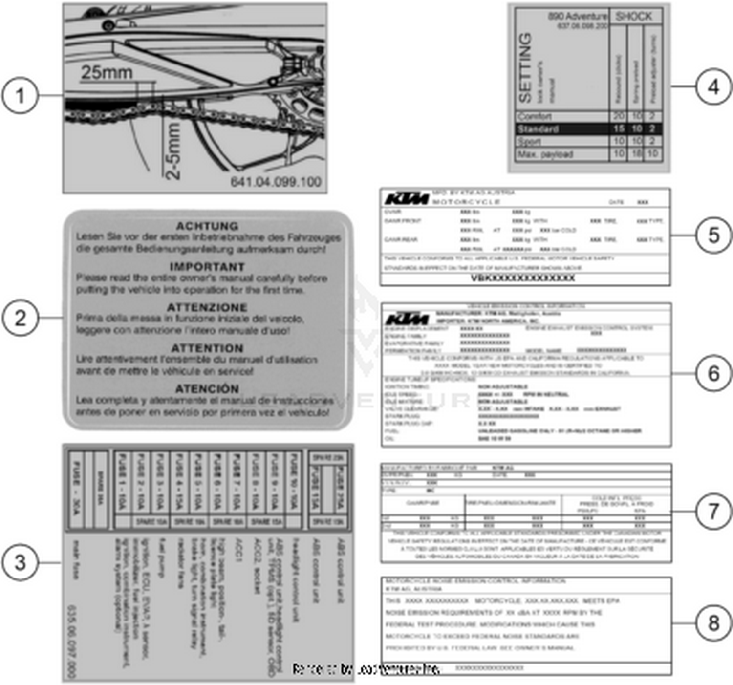 80 TECHNIC INFORMATION STICKER