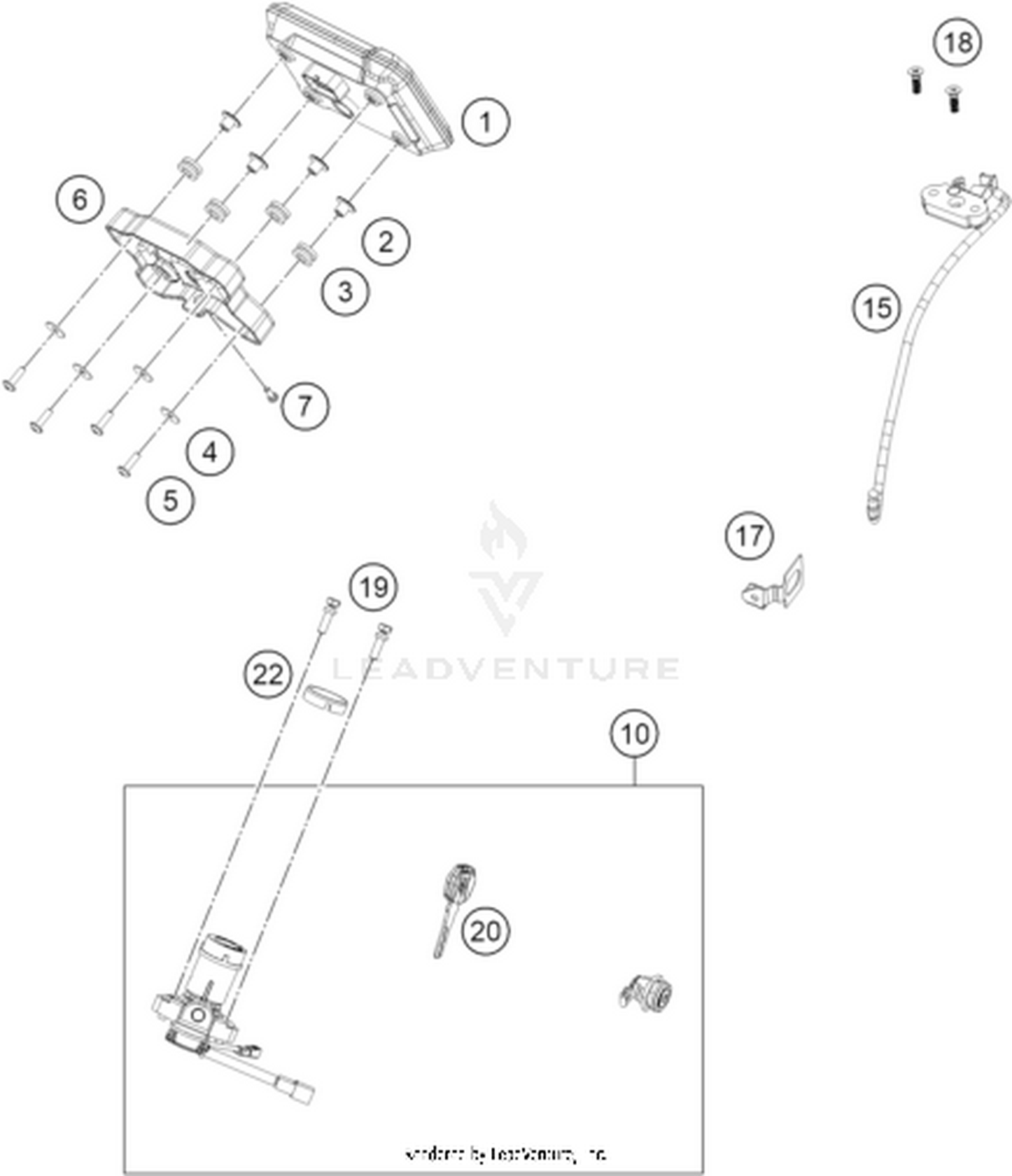 14 INSTRUMENTS / LOCK SYSTEM