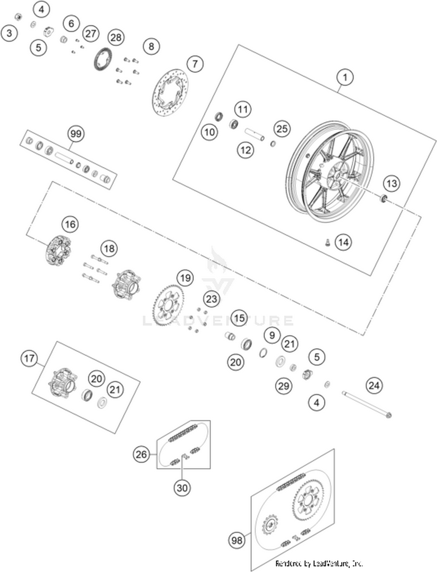 10 REAR WHEEL