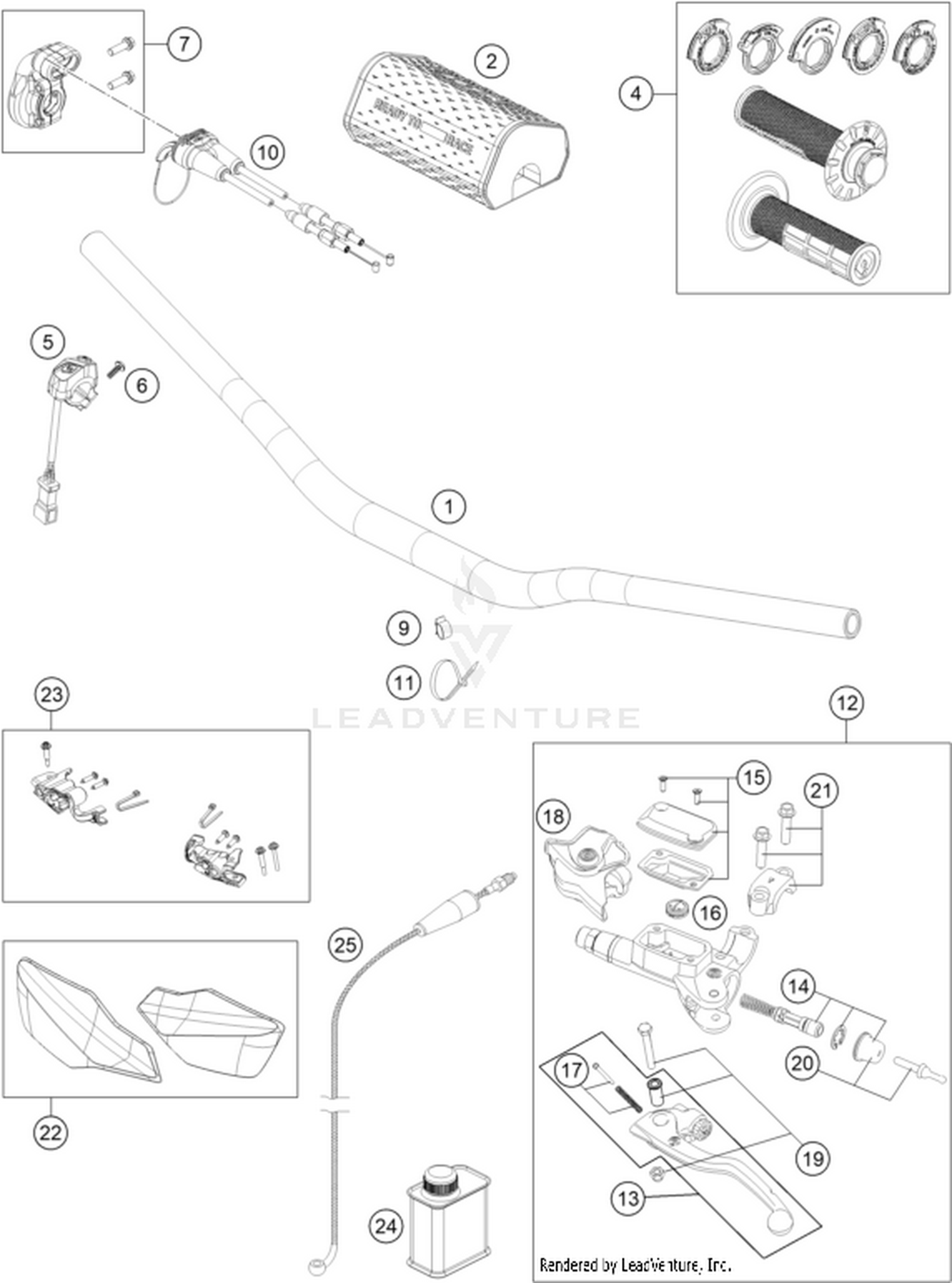 02 HANDLEBAR, CONTROLS