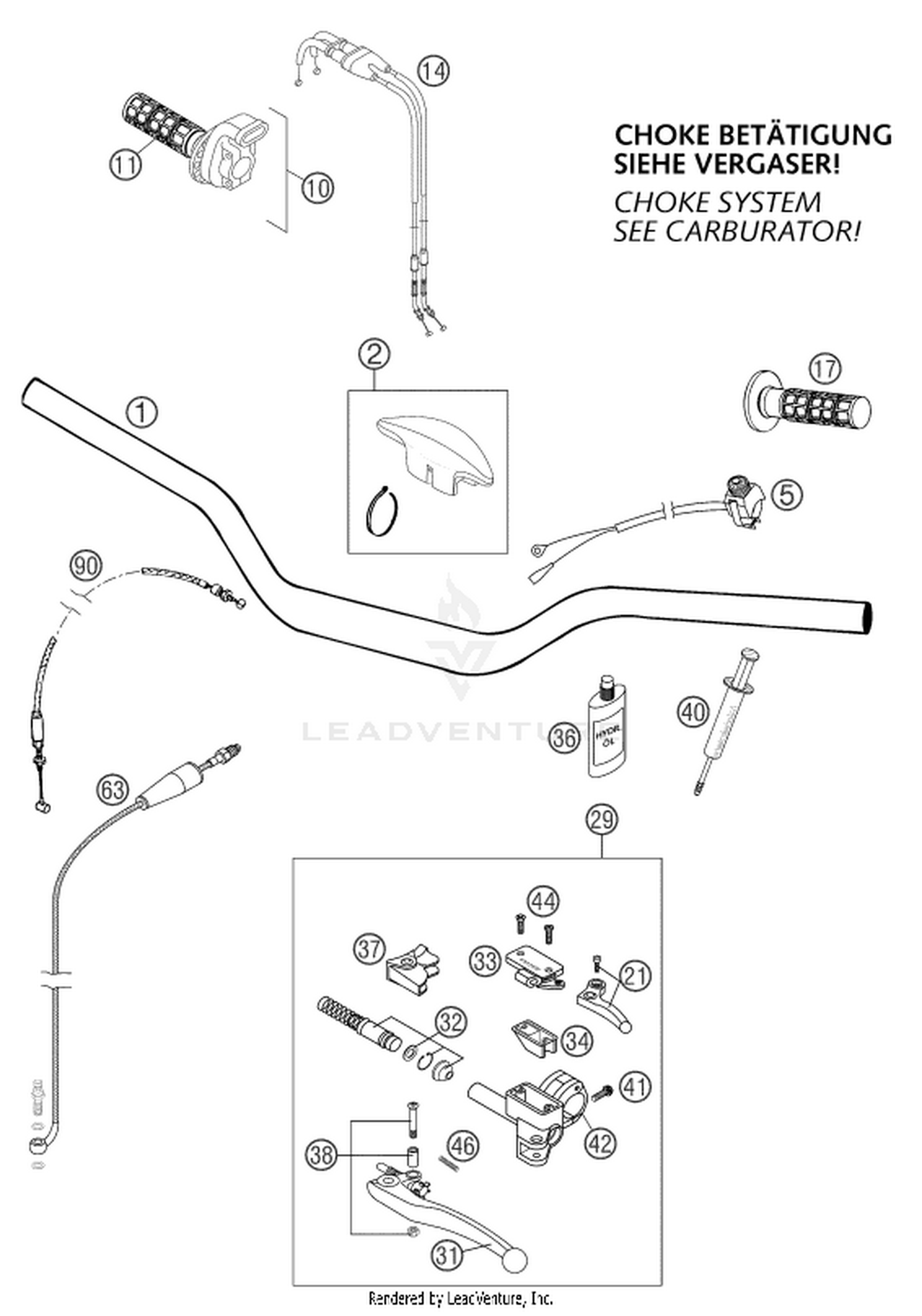 02 HANDLEBAR, CONTROLS