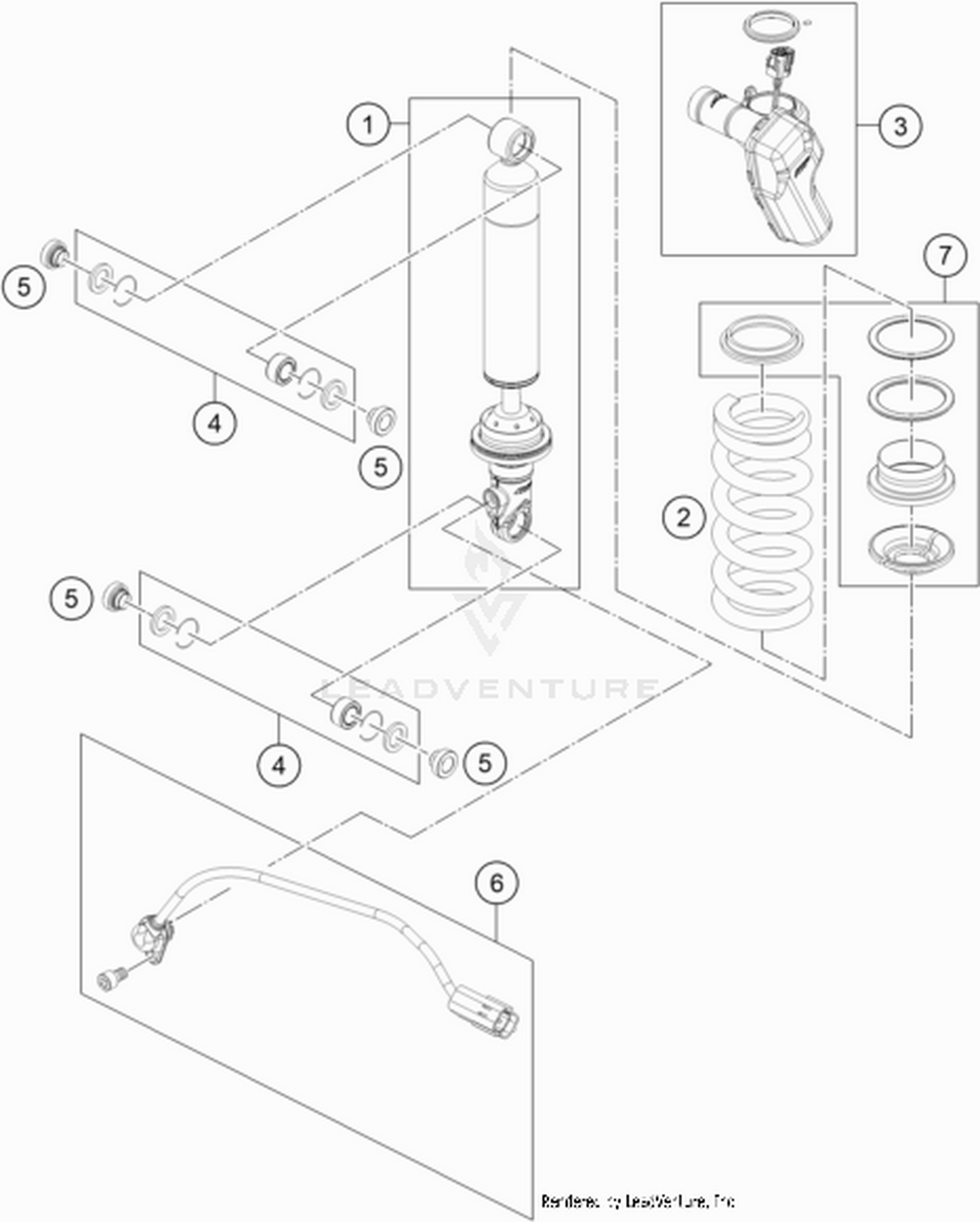 04 SHOCK ABSORBER DISASSEMBLED