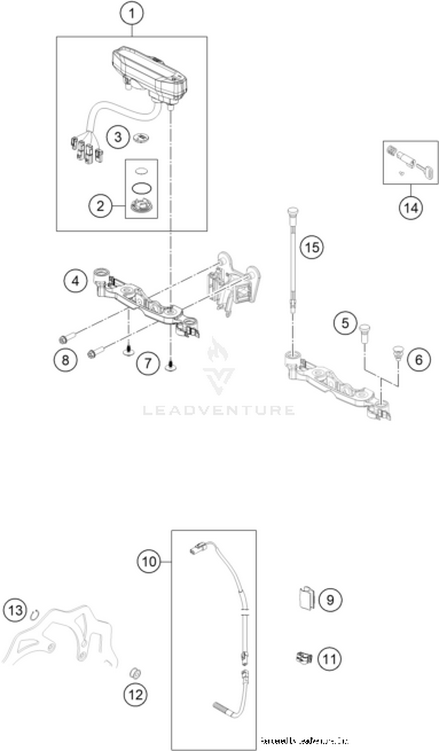 14 INSTRUMENTS / LOCK SYSTEM