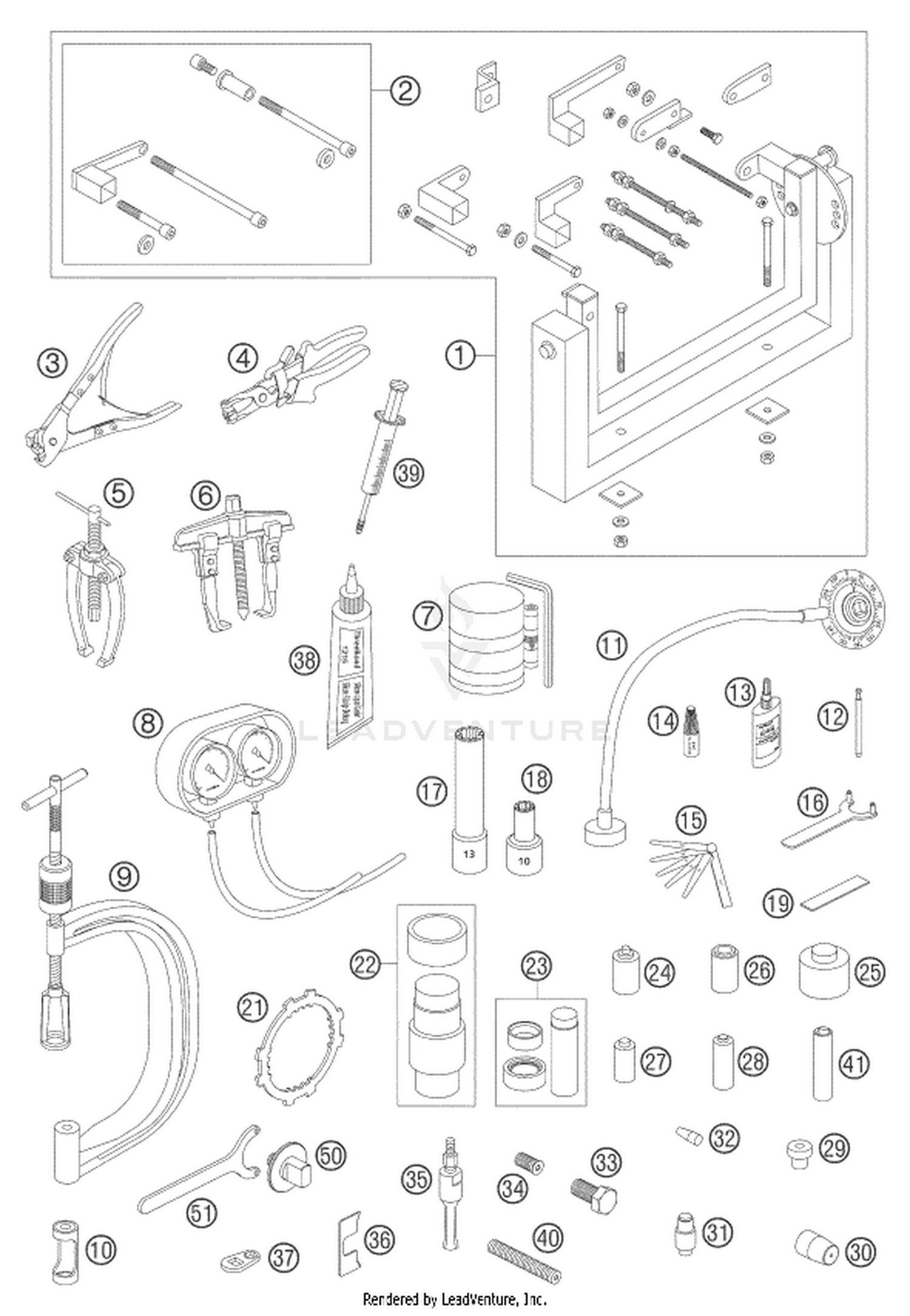 29 Special tools (engine)