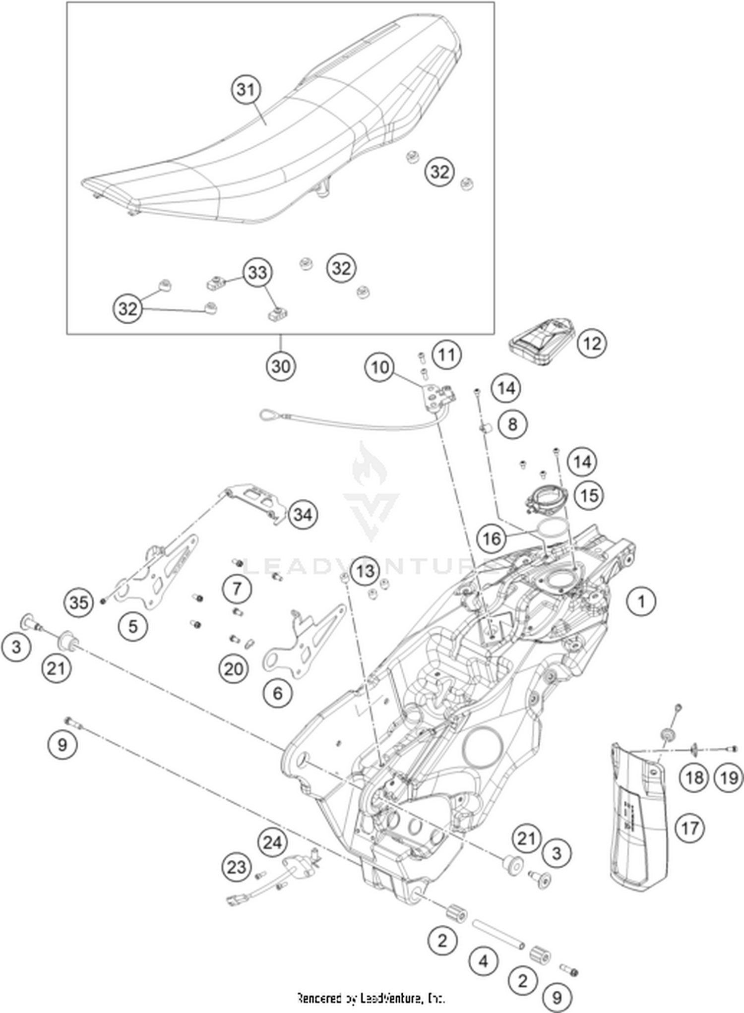 07 TANK, SEAT