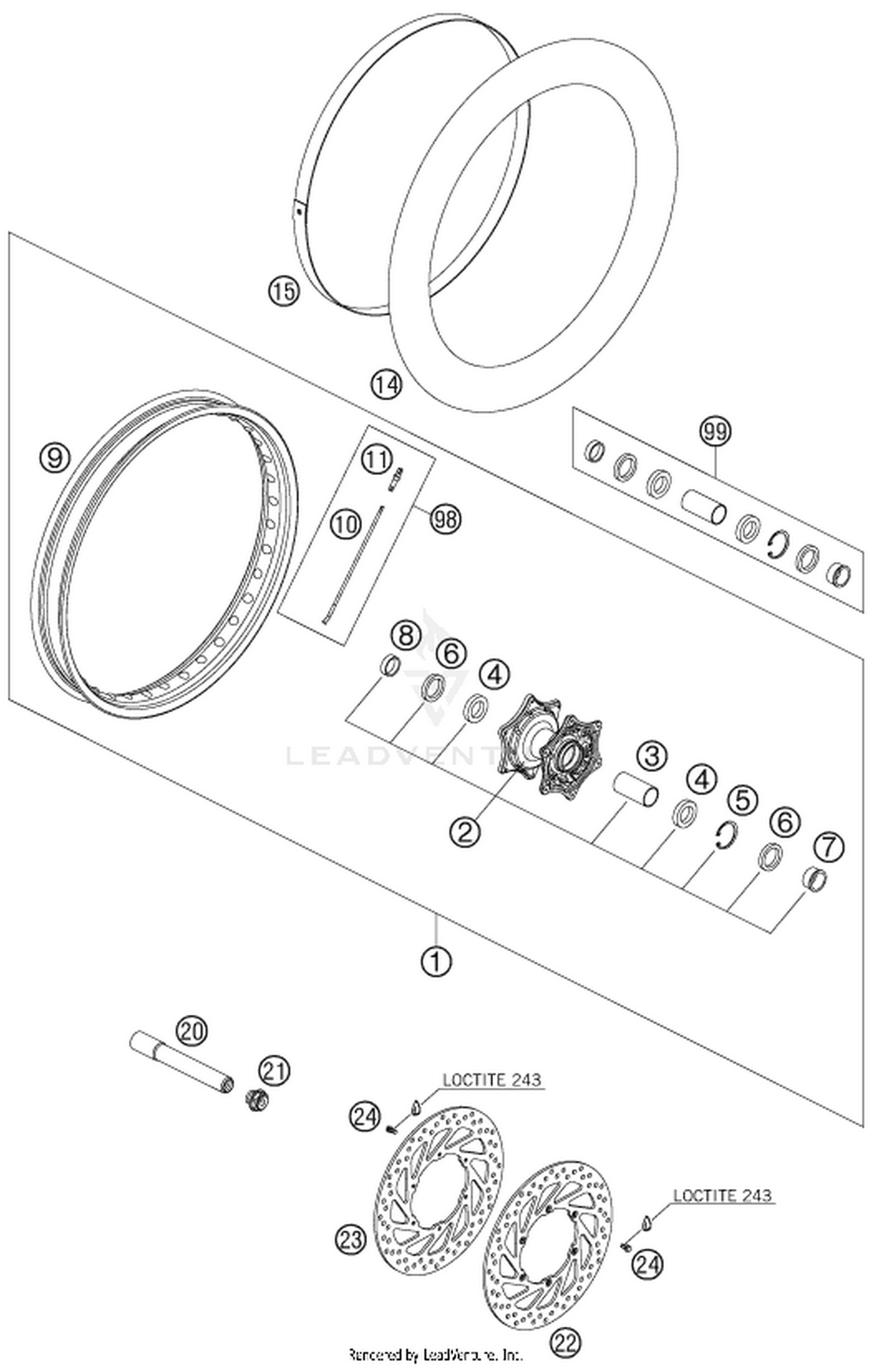 09 FRONT WHEEL
