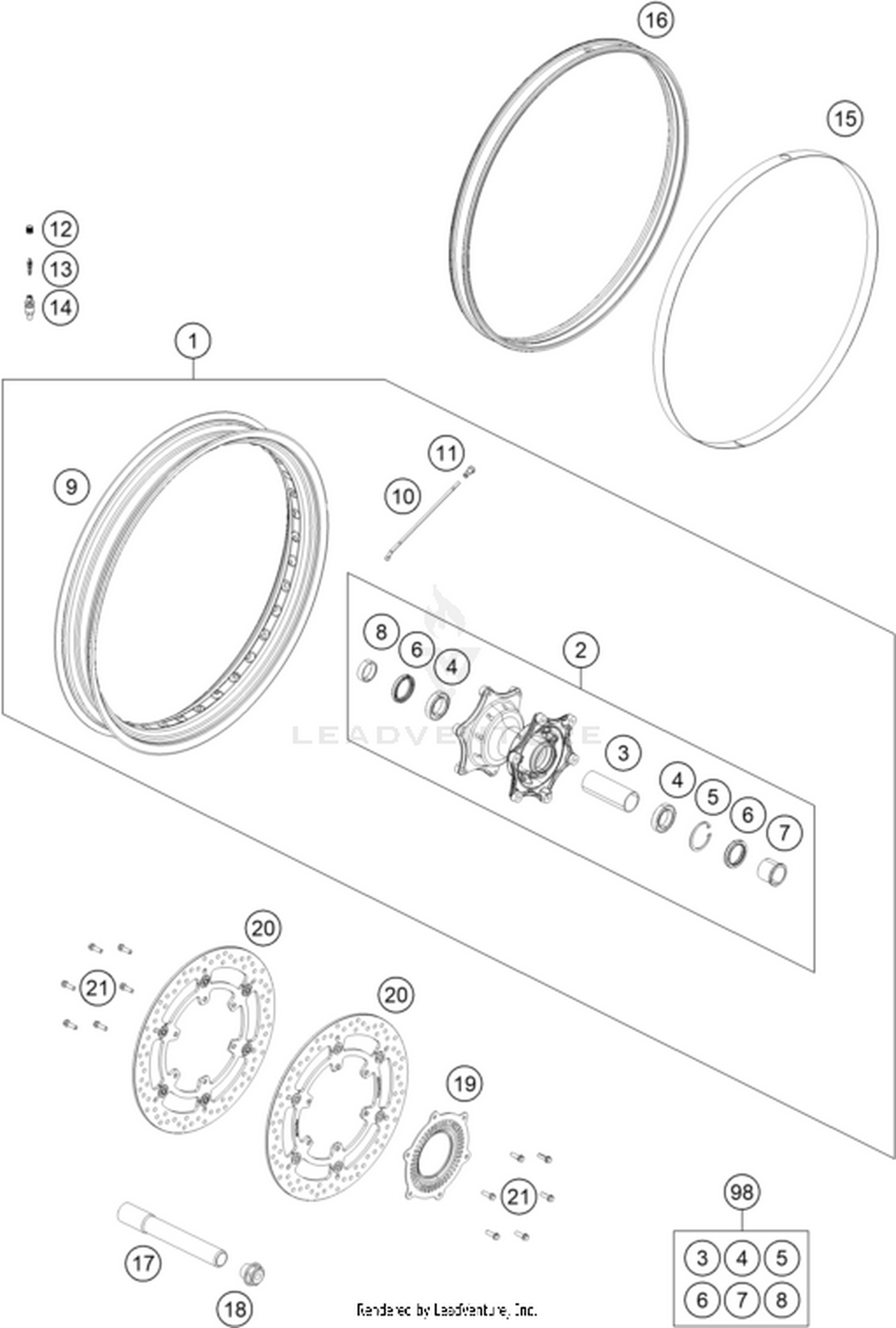 09 FRONT WHEEL